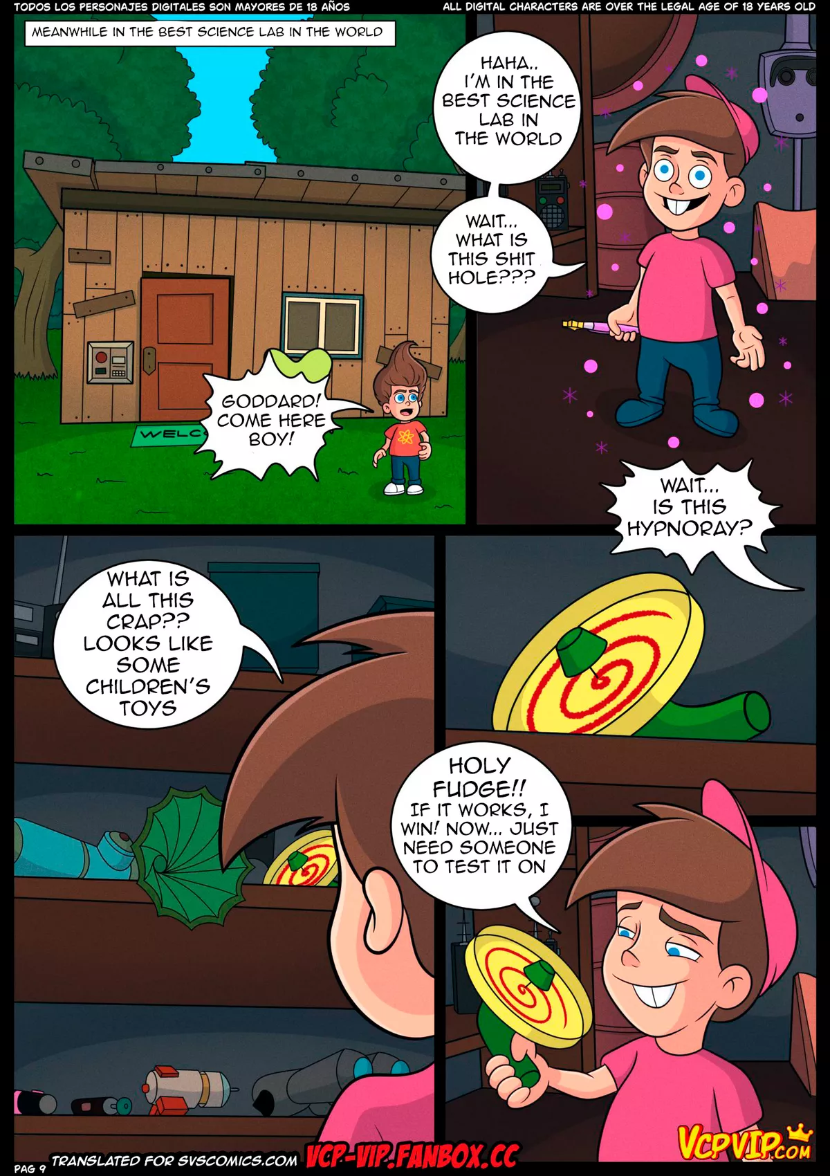 Jimmy Timmy – Sex Power Hour (The Fairly OddParents , The Adventures of Jimmy Neutron) [Majin King , VCP] Chapter 1 - Page 10