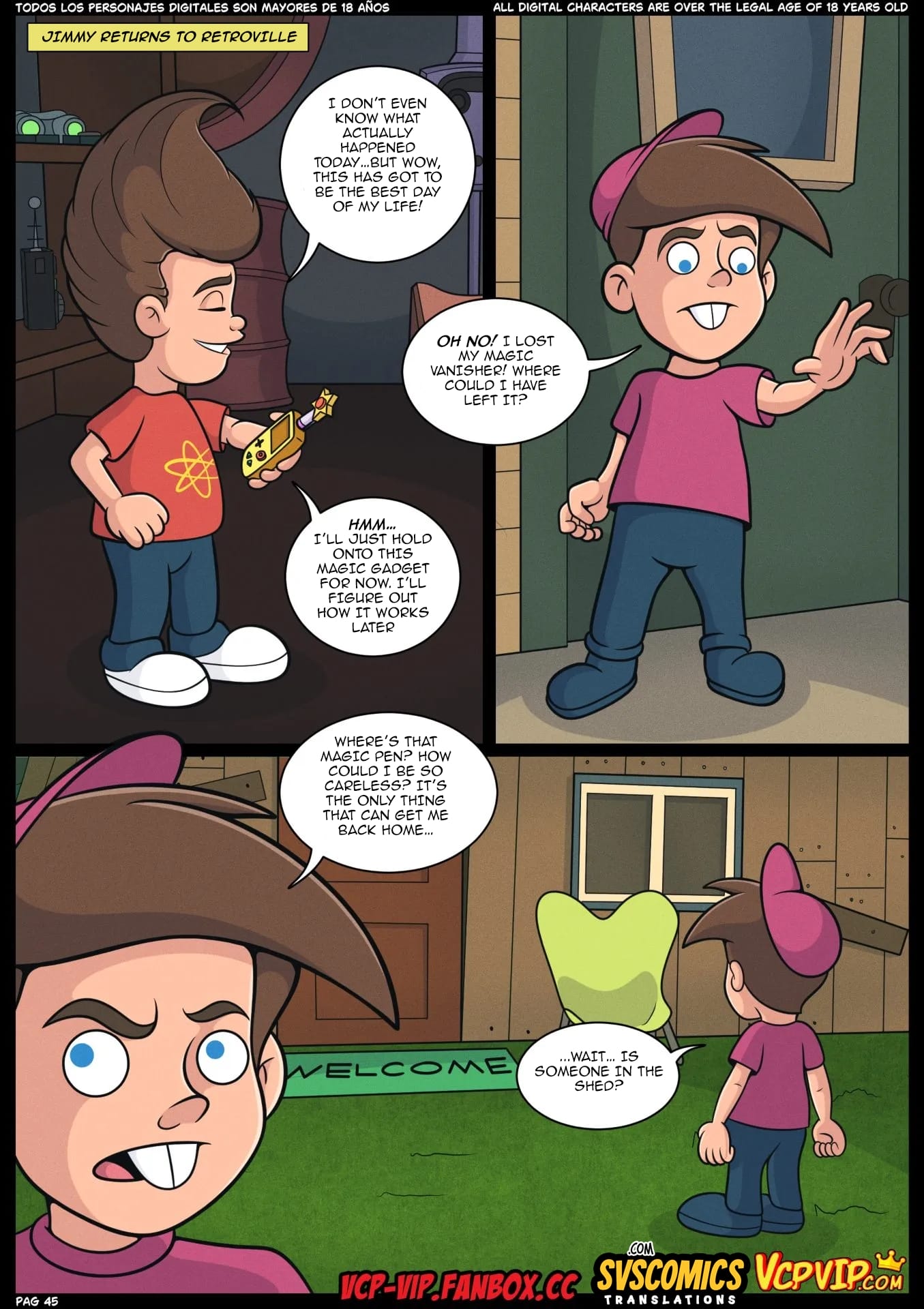 Jimmy Timmy – Sex Power Hour (The Fairly OddParents , The Adventures of Jimmy Neutron) [Majin King , VCP] Chapter 1 - Page 46