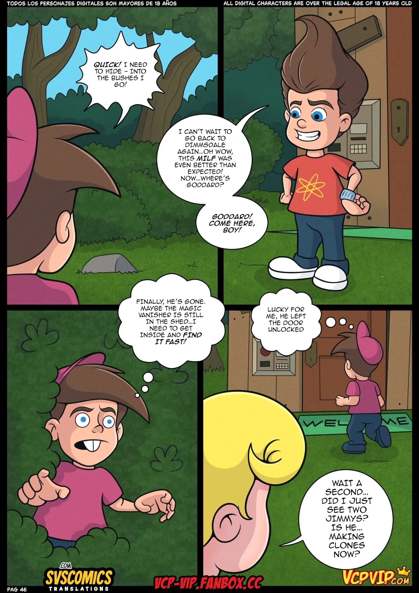Jimmy Timmy – Sex Power Hour (The Fairly OddParents , The Adventures of Jimmy Neutron) [Majin King , VCP] Chapter 1 - Page 47