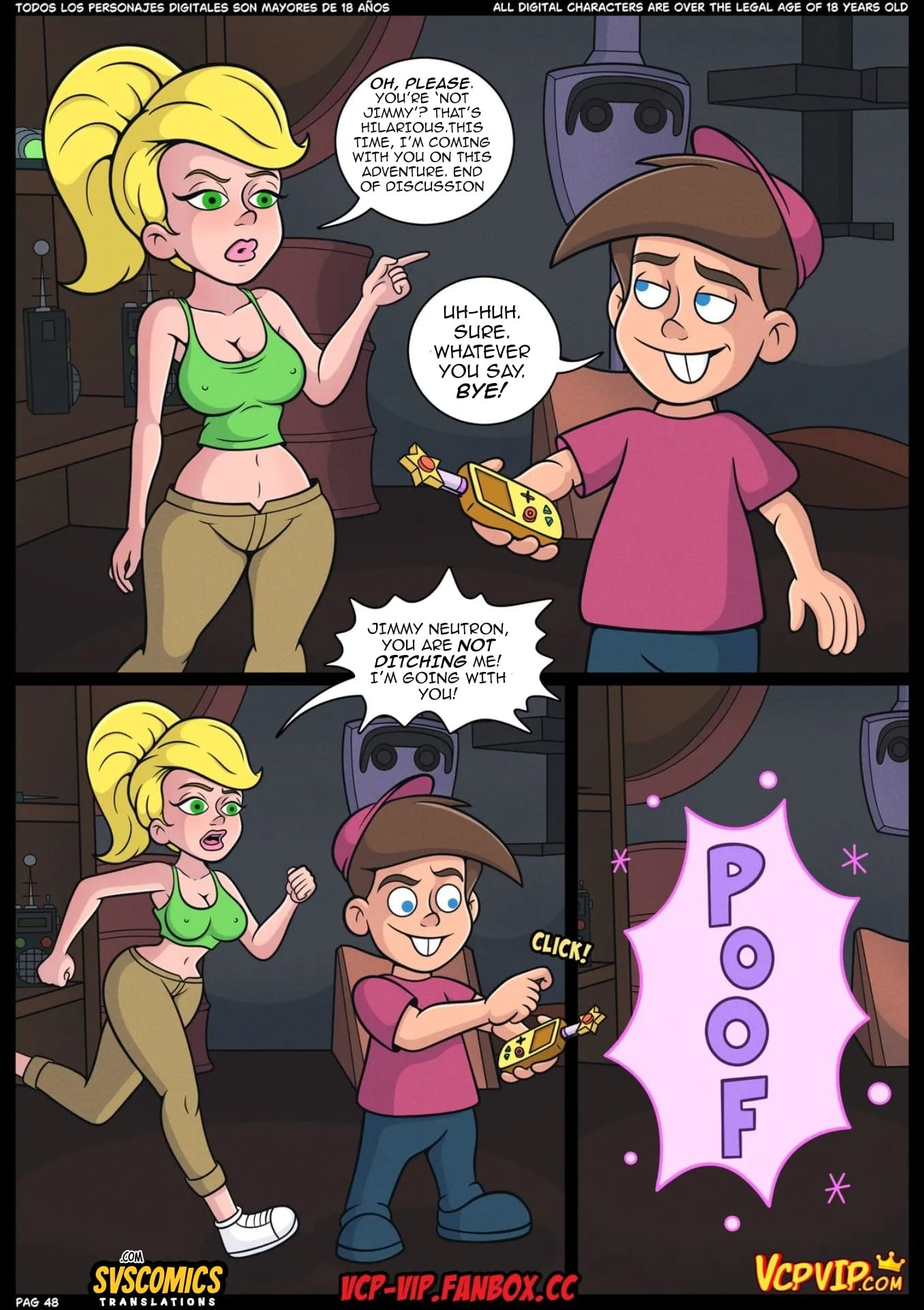 Jimmy Timmy – Sex Power Hour (The Fairly OddParents , The Adventures of Jimmy Neutron) [Majin King , VCP] Chapter 1 - Page 49