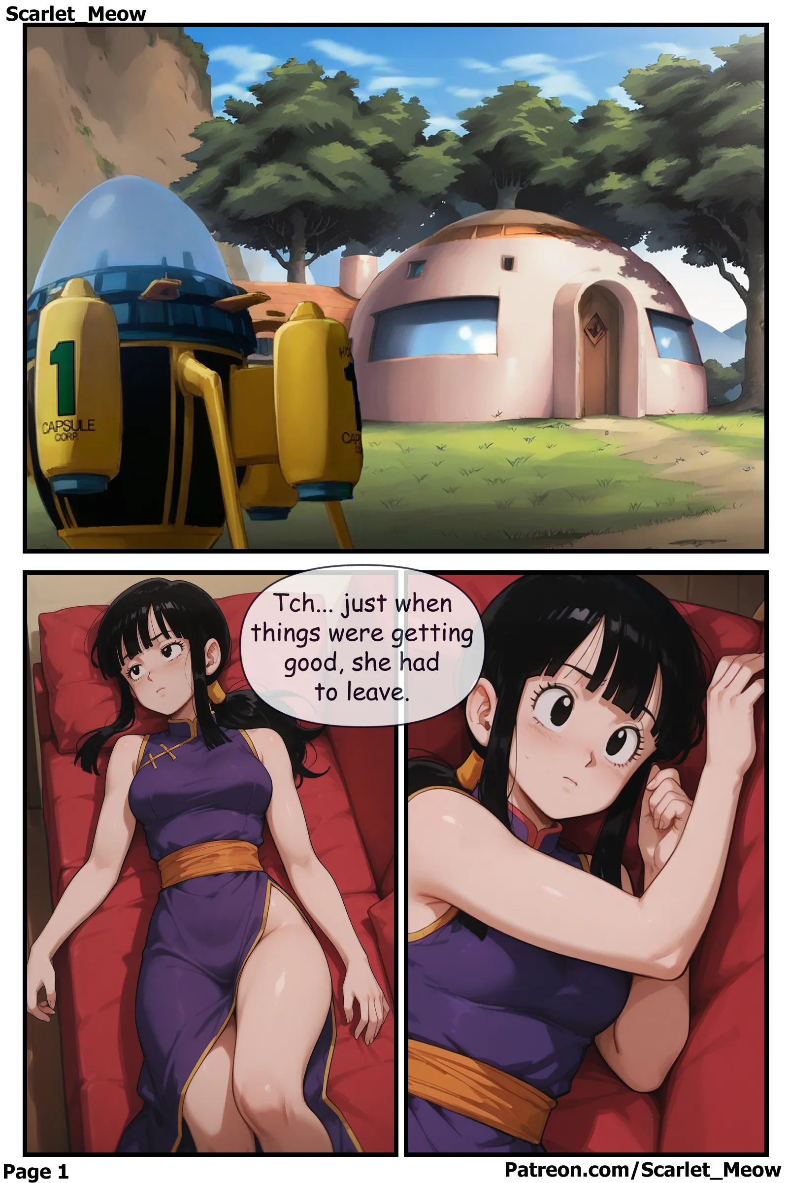 Goku’s Absence (Dragon Ball) [Scarlet Meow] Chapter 6 - Page 2