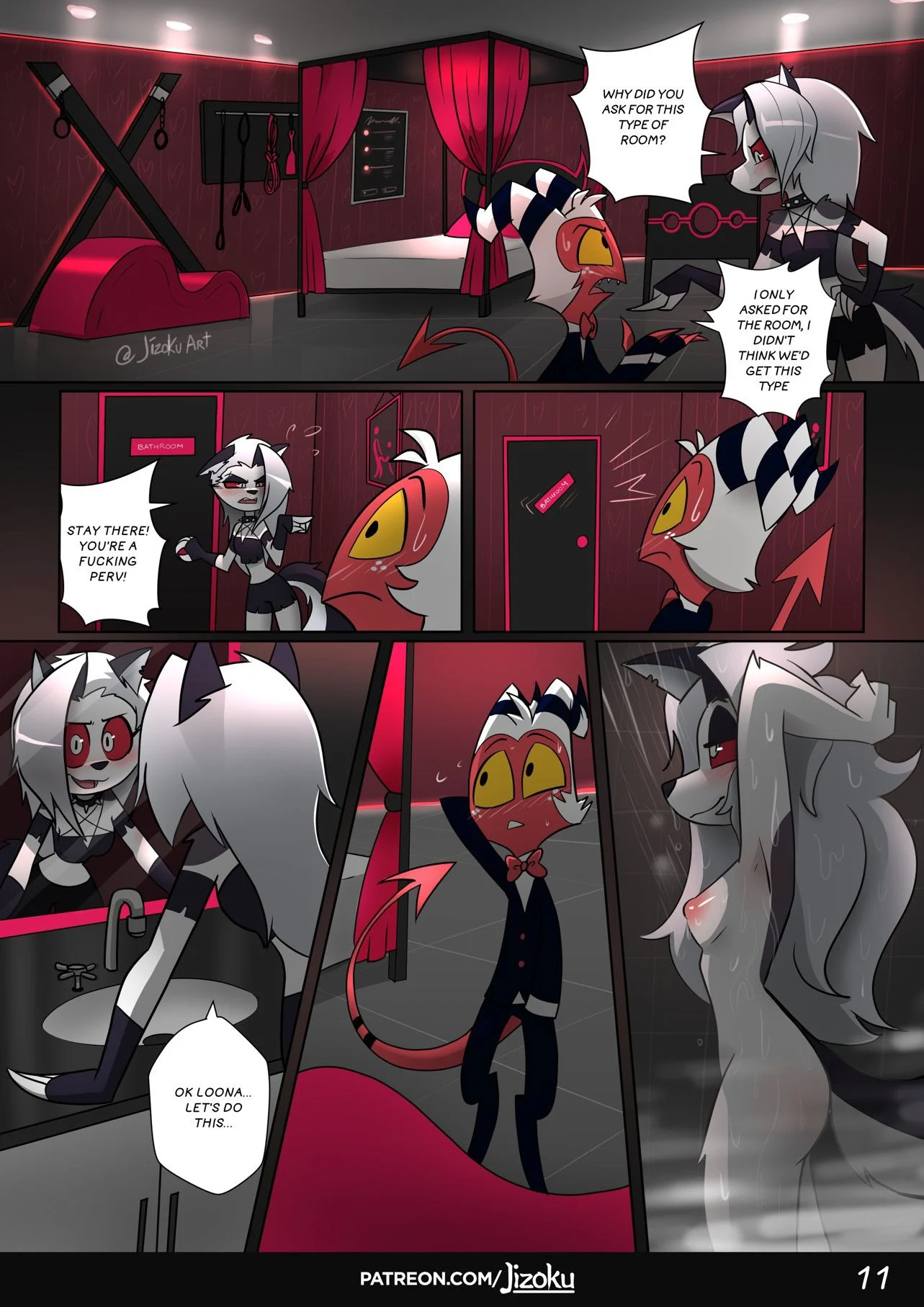 A Night With Loona (Helluva Boss) [Jizoku] Chapter 1 - Page 12