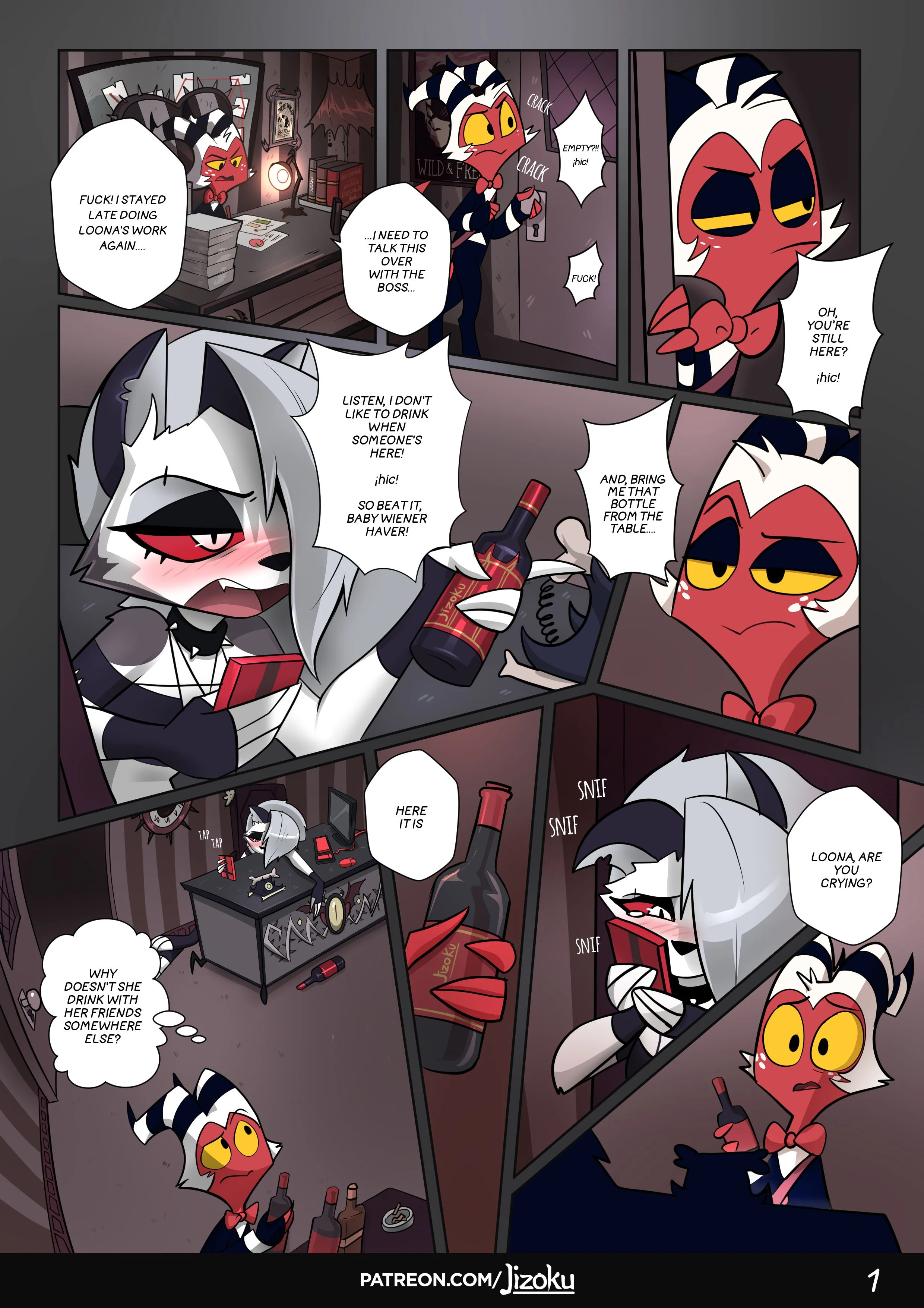 A Night With Loona (Helluva Boss) [Jizoku] Chapter 1 - Page 2