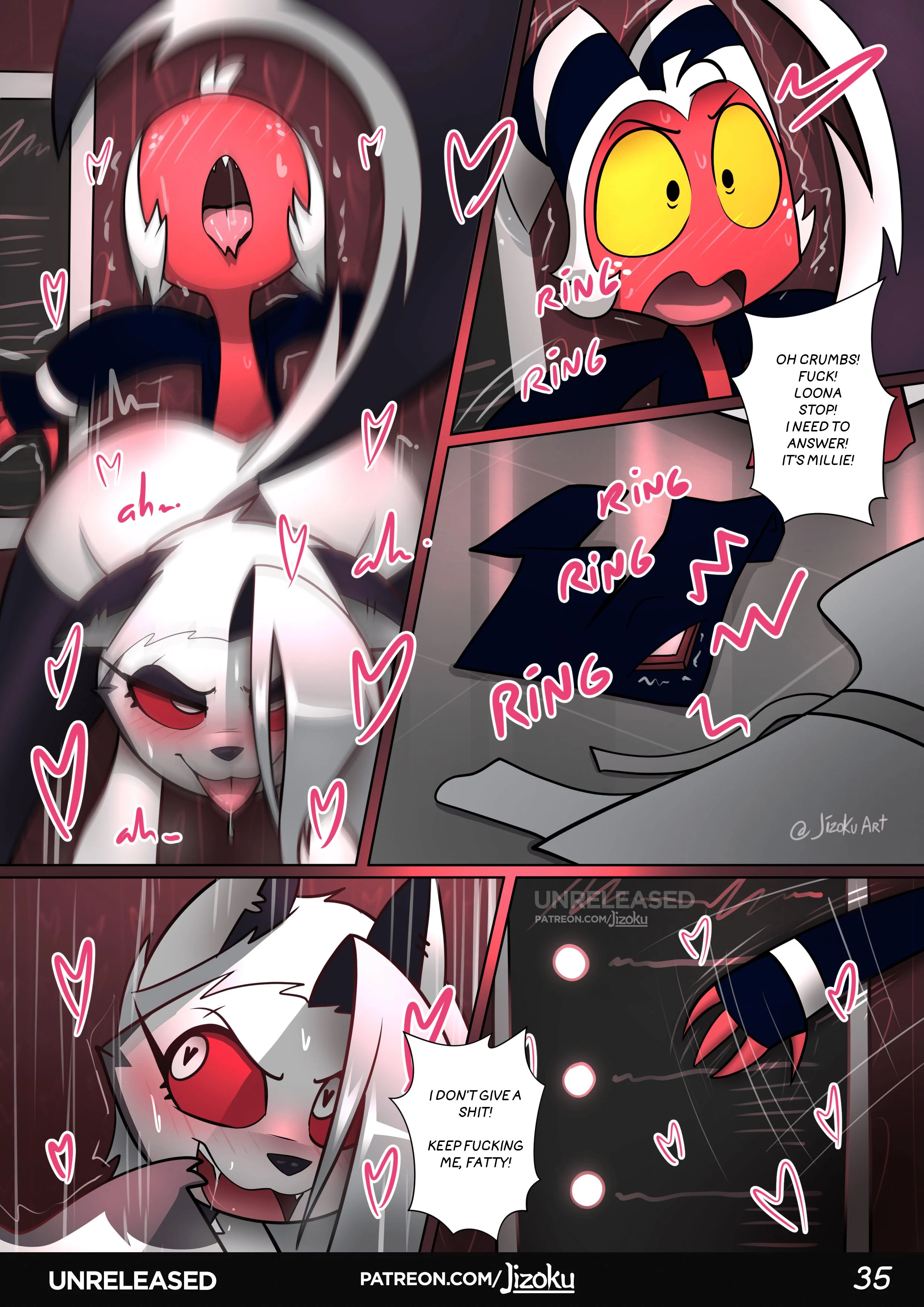 A Night With Loona (Helluva Boss) [Jizoku] Chapter 1 - Page 36