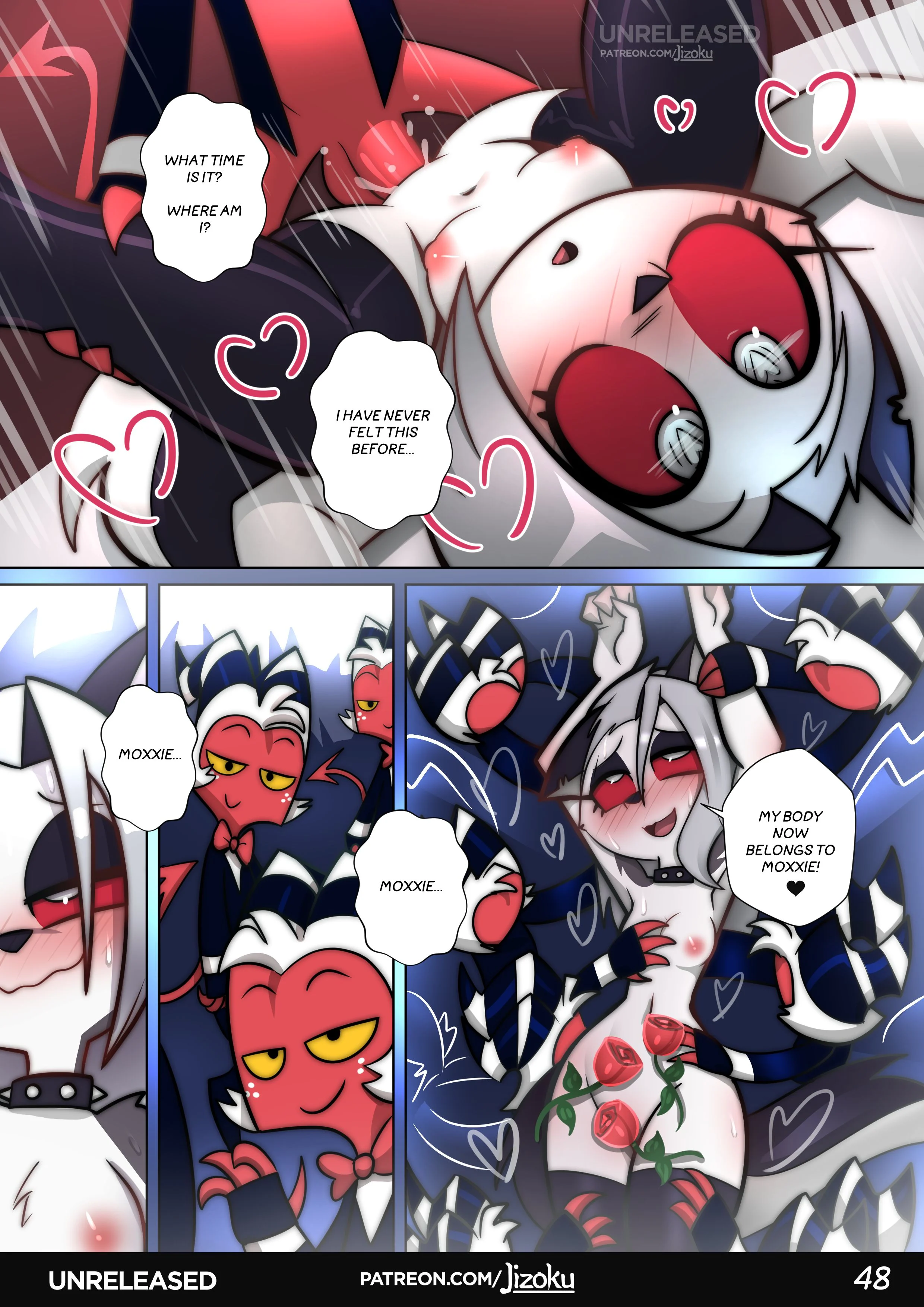 A Night With Loona (Helluva Boss) [Jizoku] Chapter 1 - Page 49