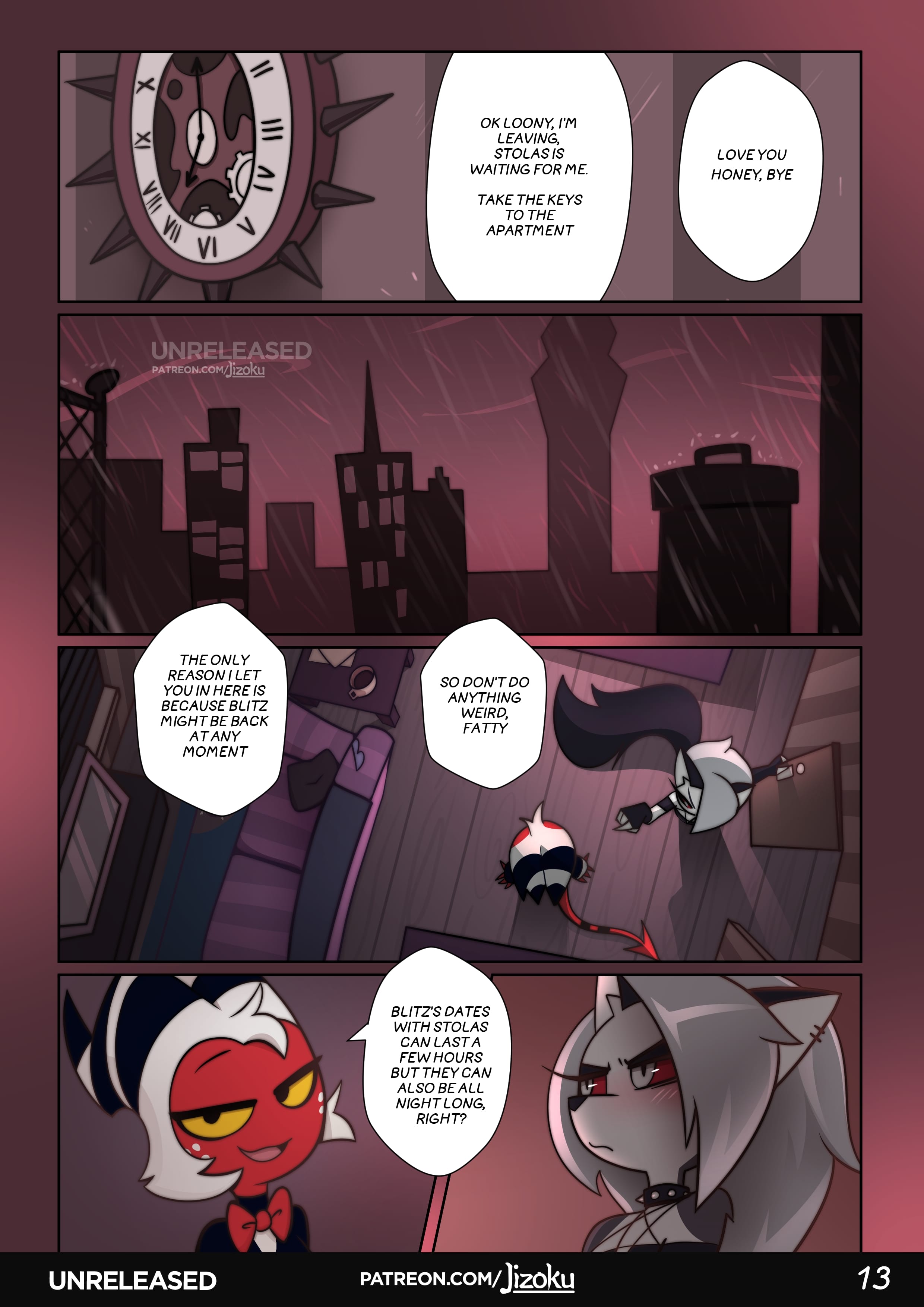 A Night With Loona (Helluva Boss) [Jizoku] Chapter 2 - Page 14