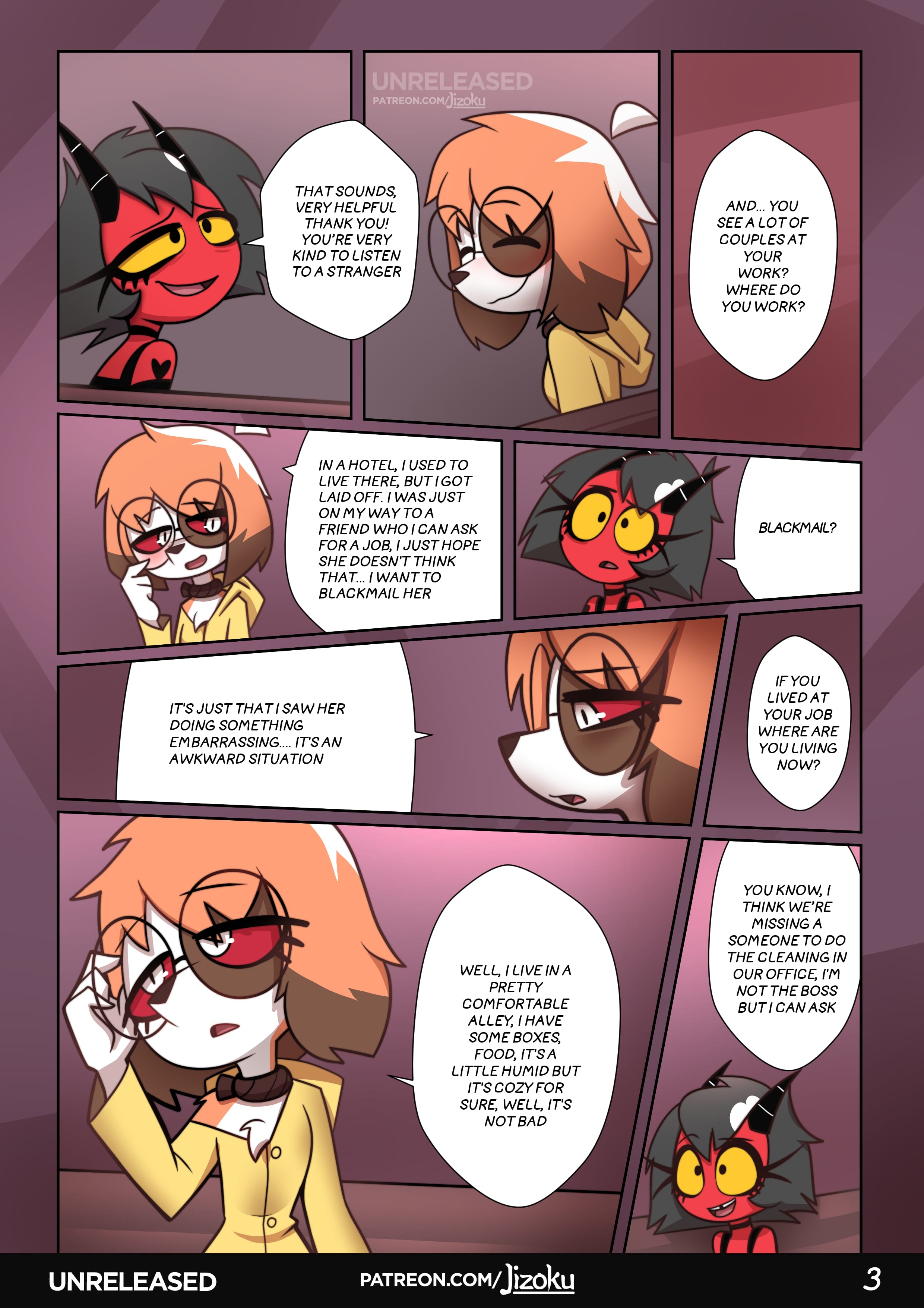 A Night With Loona (Helluva Boss) [Jizoku] Chapter 2 - Page 4
