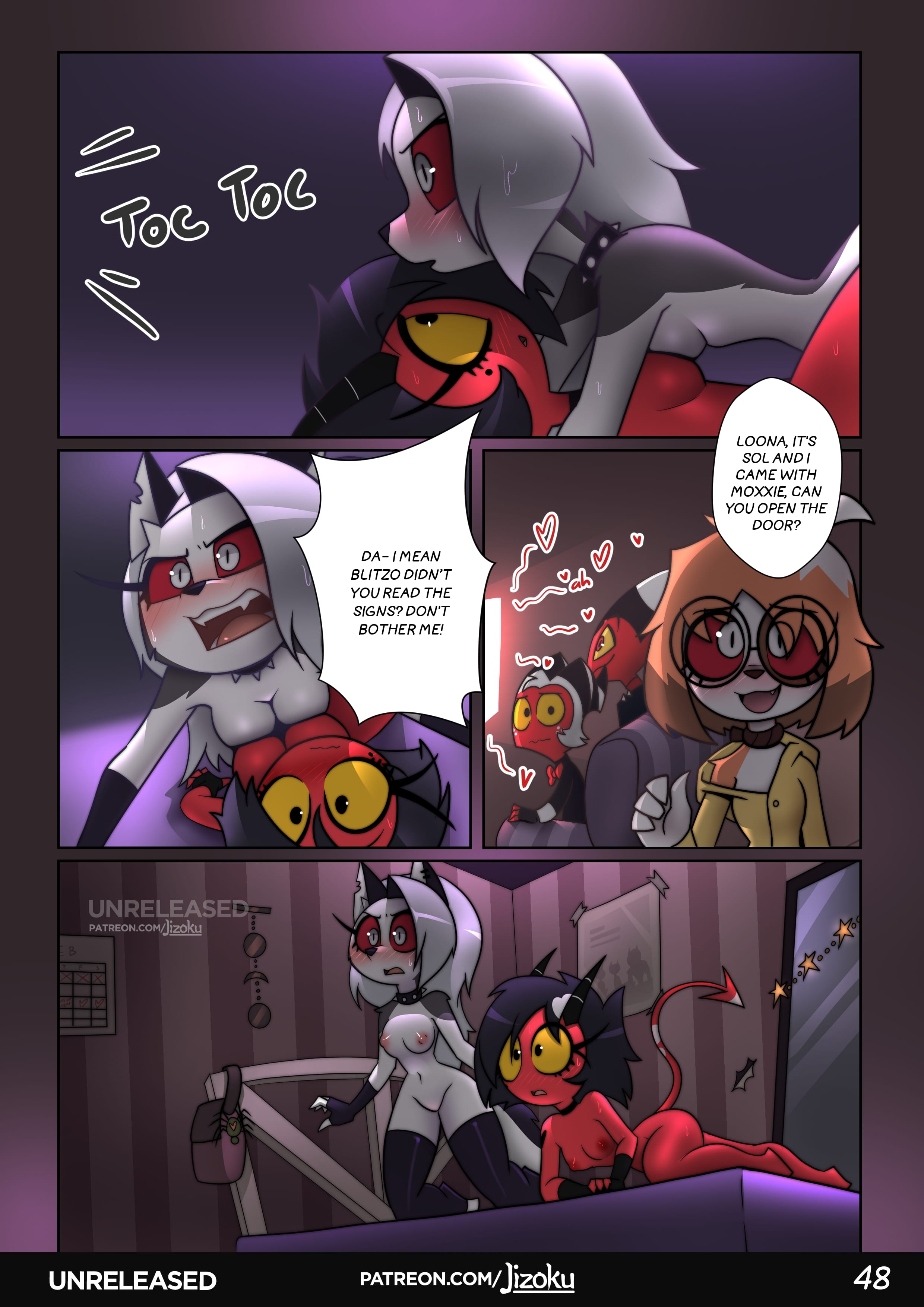 A Night With Loona (Helluva Boss) [Jizoku] Chapter 2 - Page 49