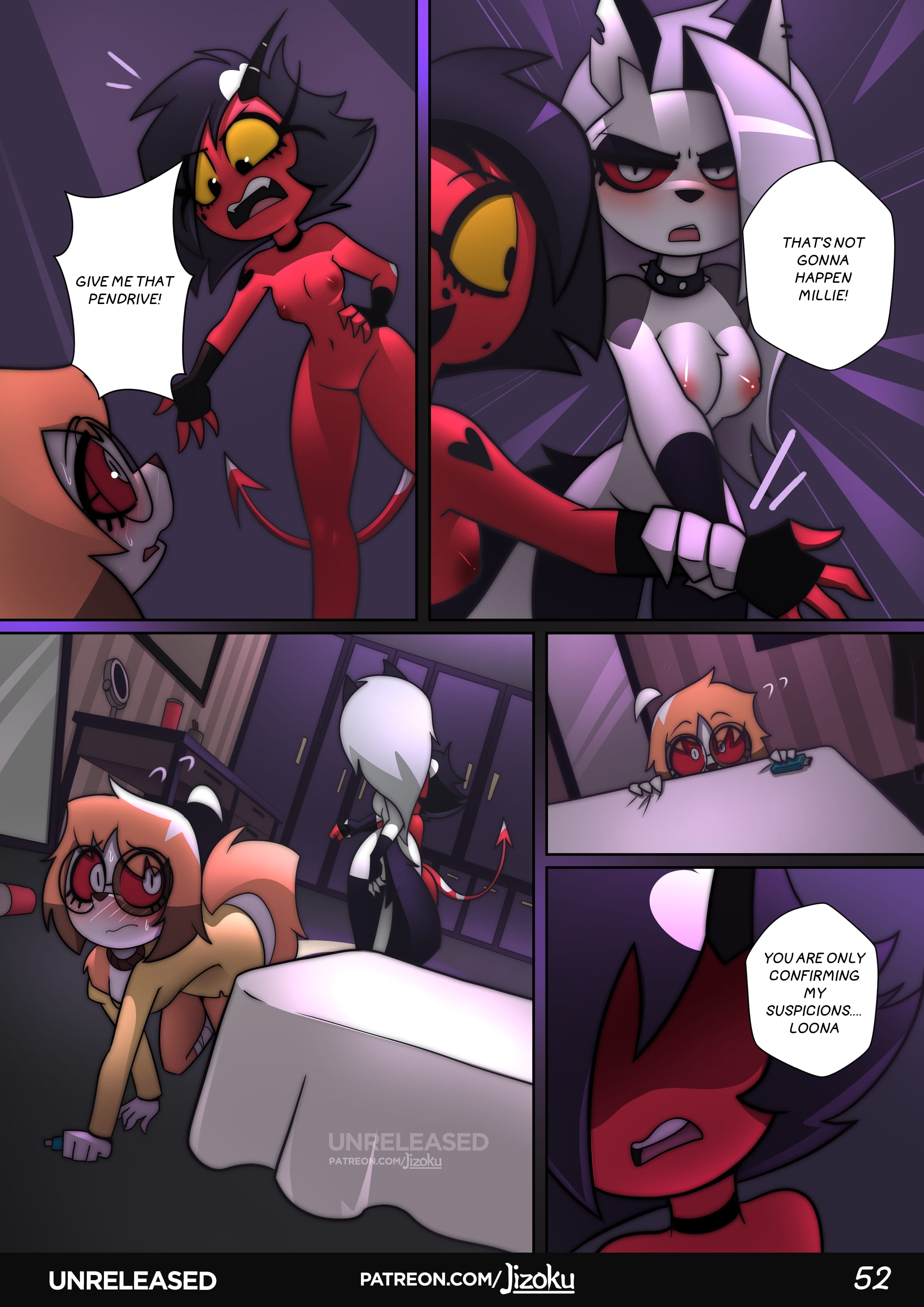 A Night With Loona (Helluva Boss) [Jizoku] Chapter 2 - Page 53