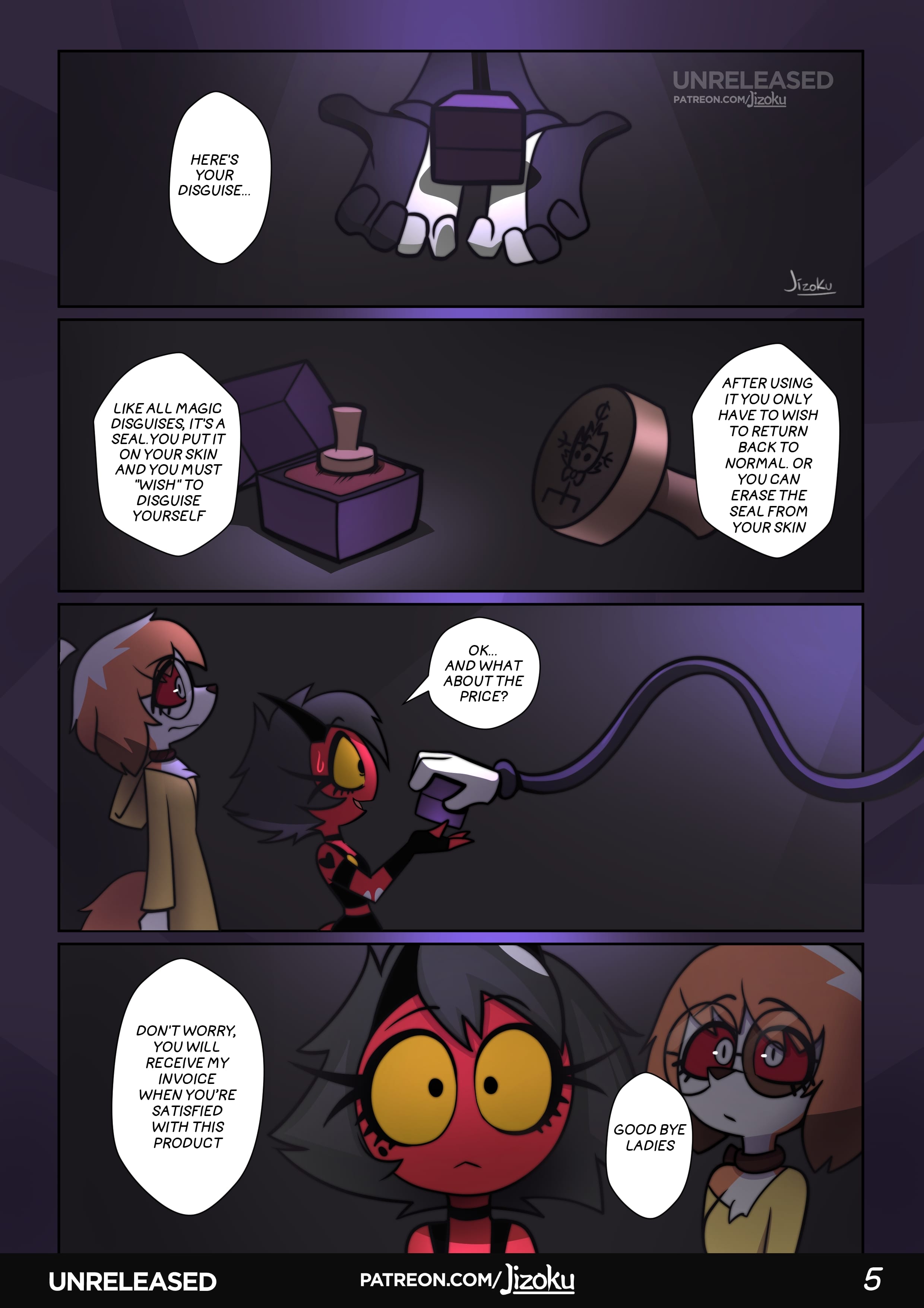 A Night With Loona (Helluva Boss) [Jizoku] Chapter 2 - Page 6