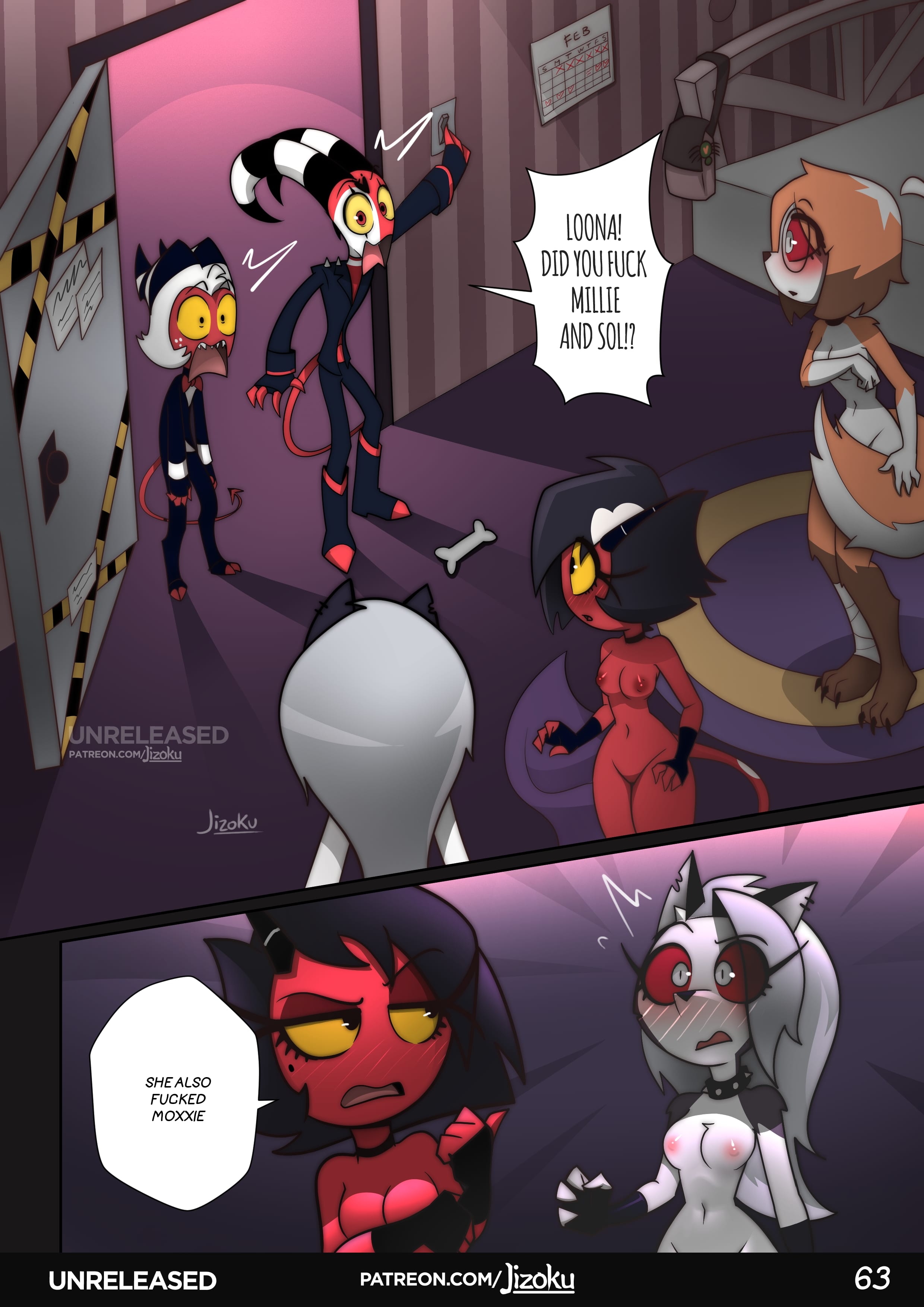 A Night With Loona (Helluva Boss) [Jizoku] Chapter 2 - Page 64
