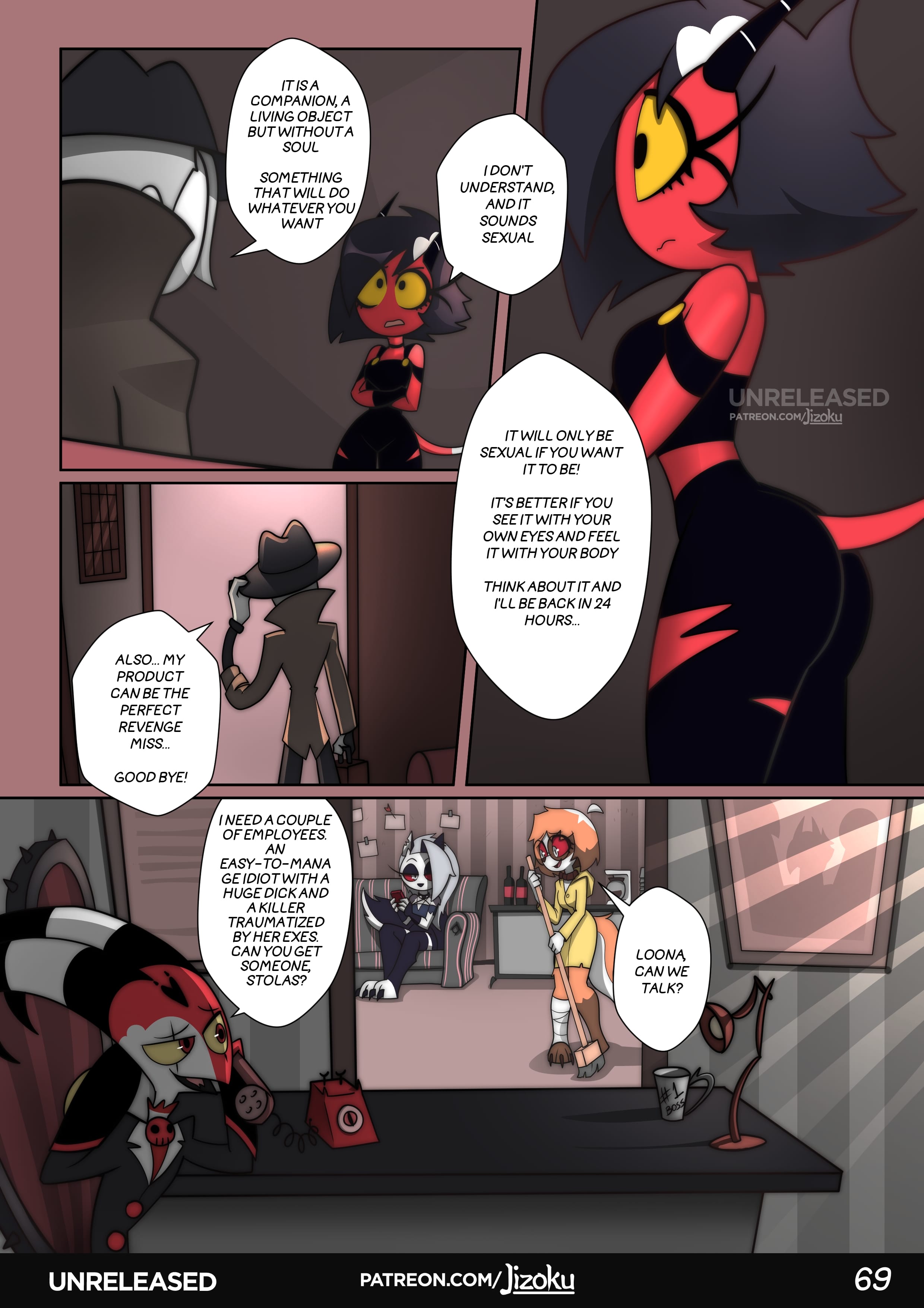 A Night With Loona (Helluva Boss) [Jizoku] Chapter 2 - Page 70