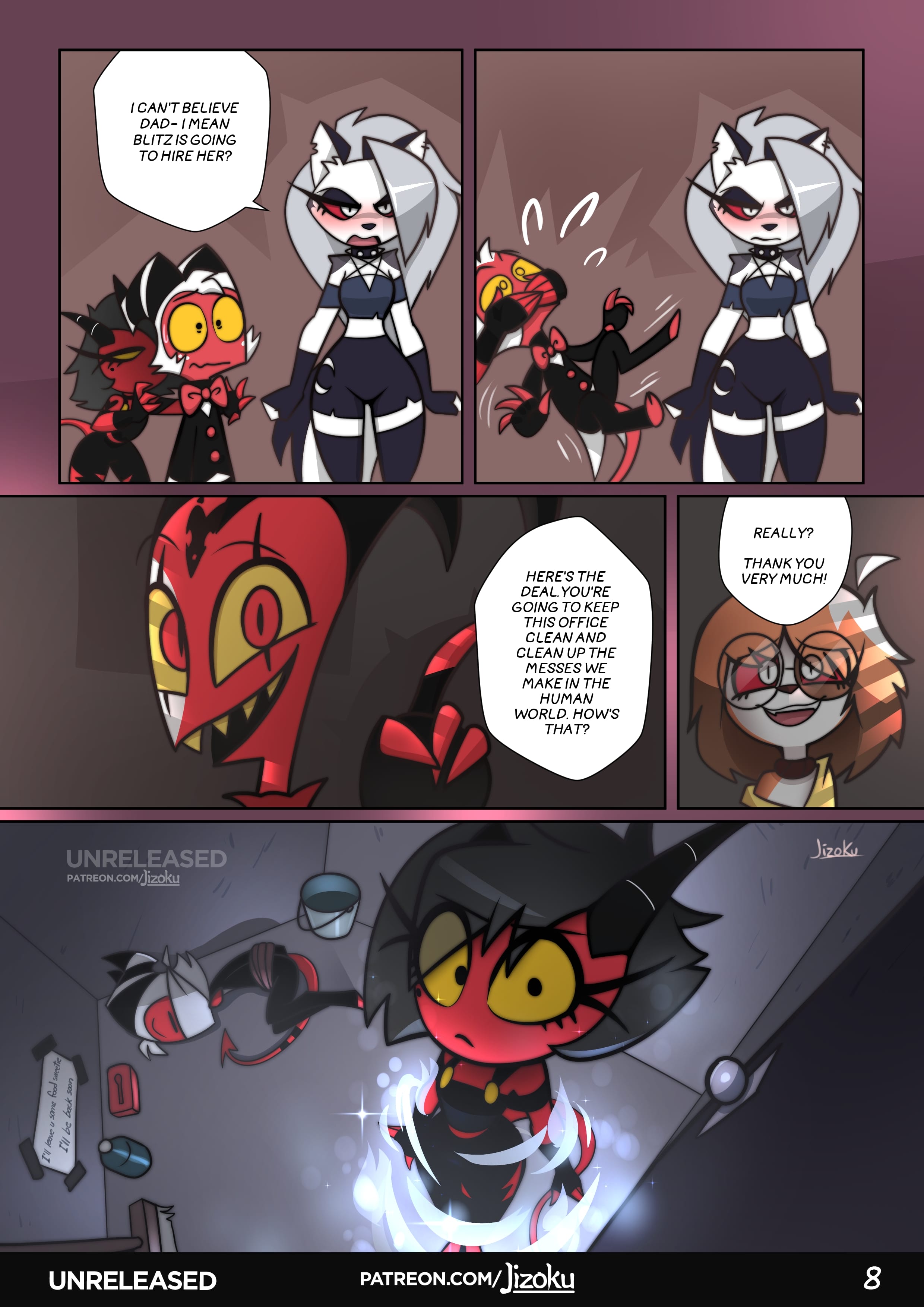 A Night With Loona (Helluva Boss) [Jizoku] Chapter 2 - Page 9