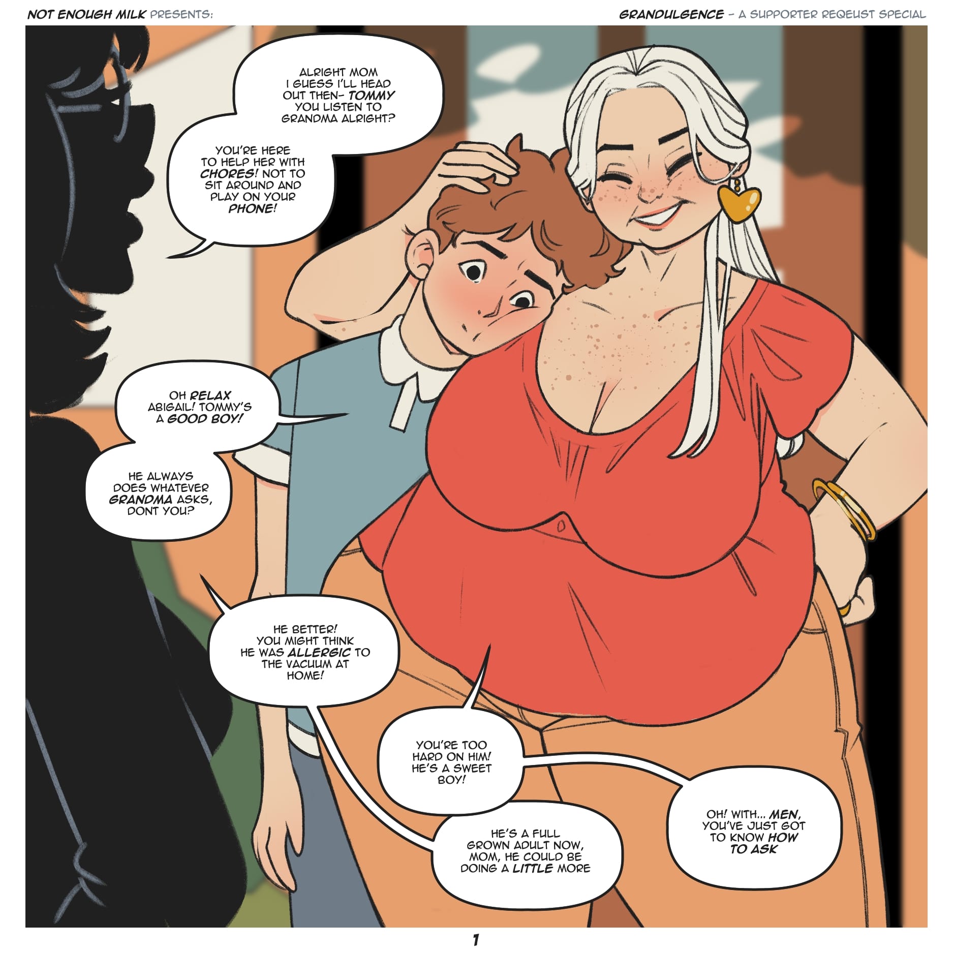 Grandulgence / Loan to Bone [NotEnoughMilk] Chapter 1 - Page 1