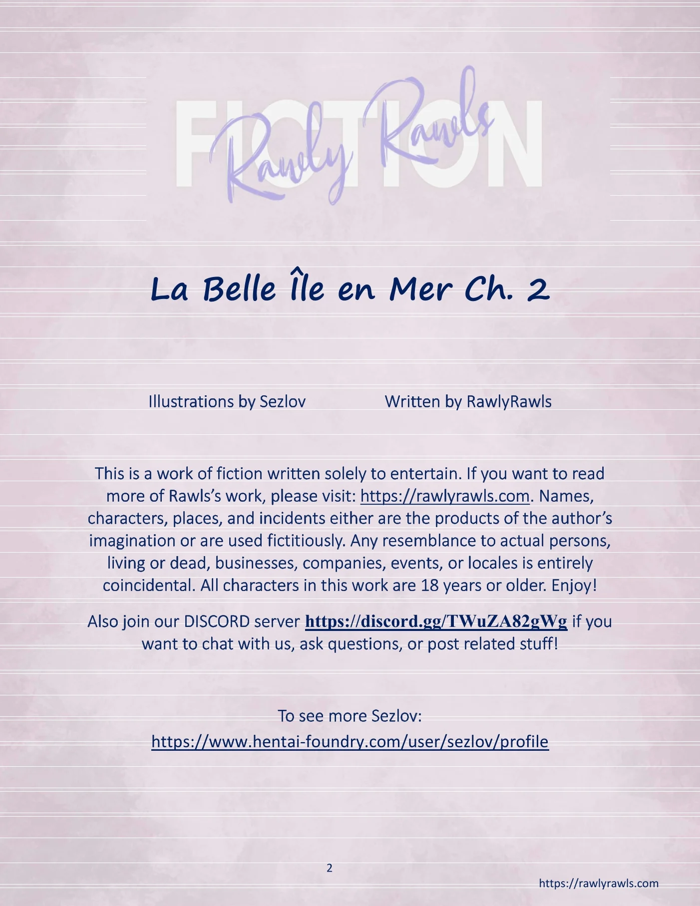 La Belle Ile en Mere [Sezlov , RawlyRawls] Chapter 2 - Page 2