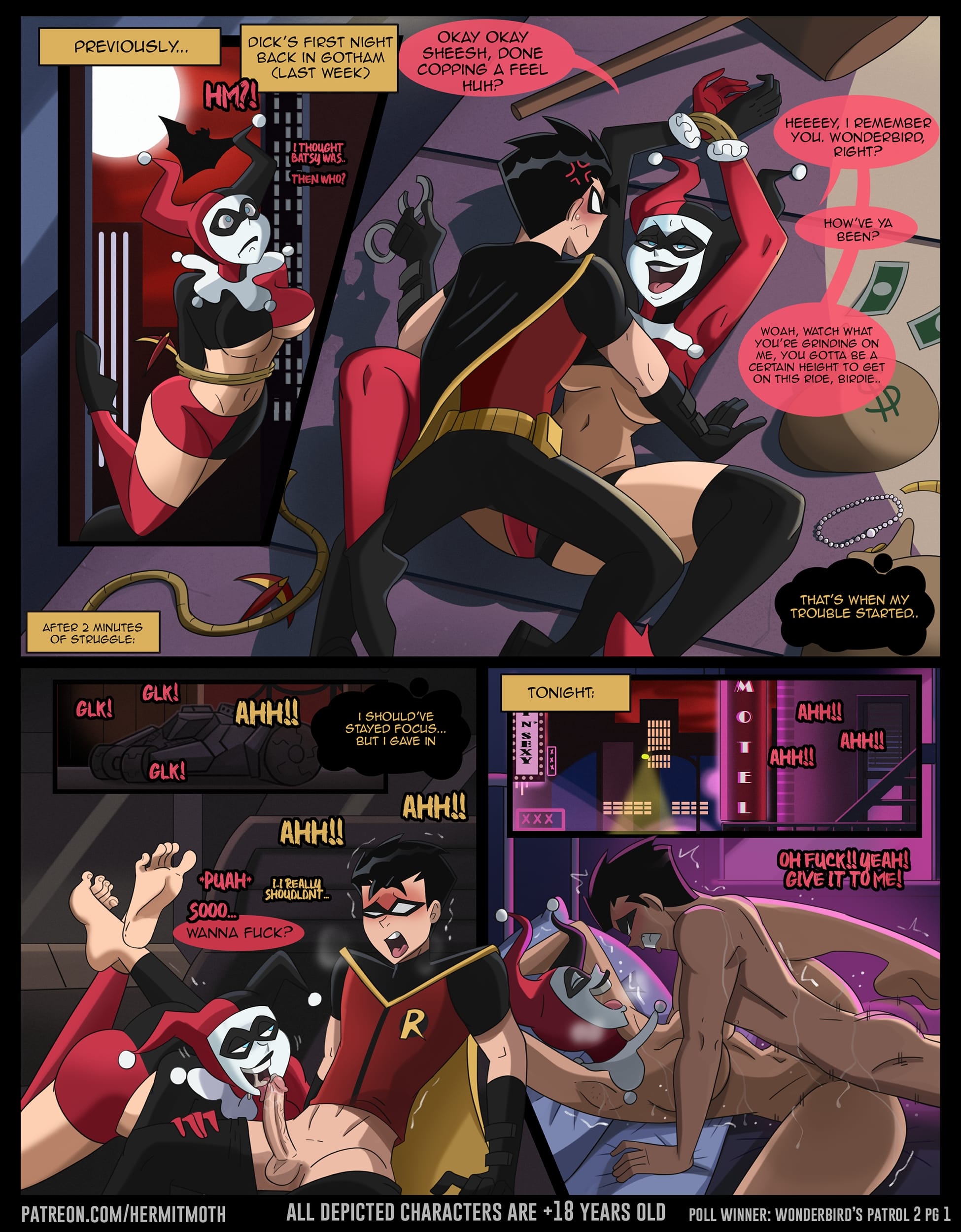 Harley’s Ride (Batman) [Hermit Moth] Chapter 3 - Page 1