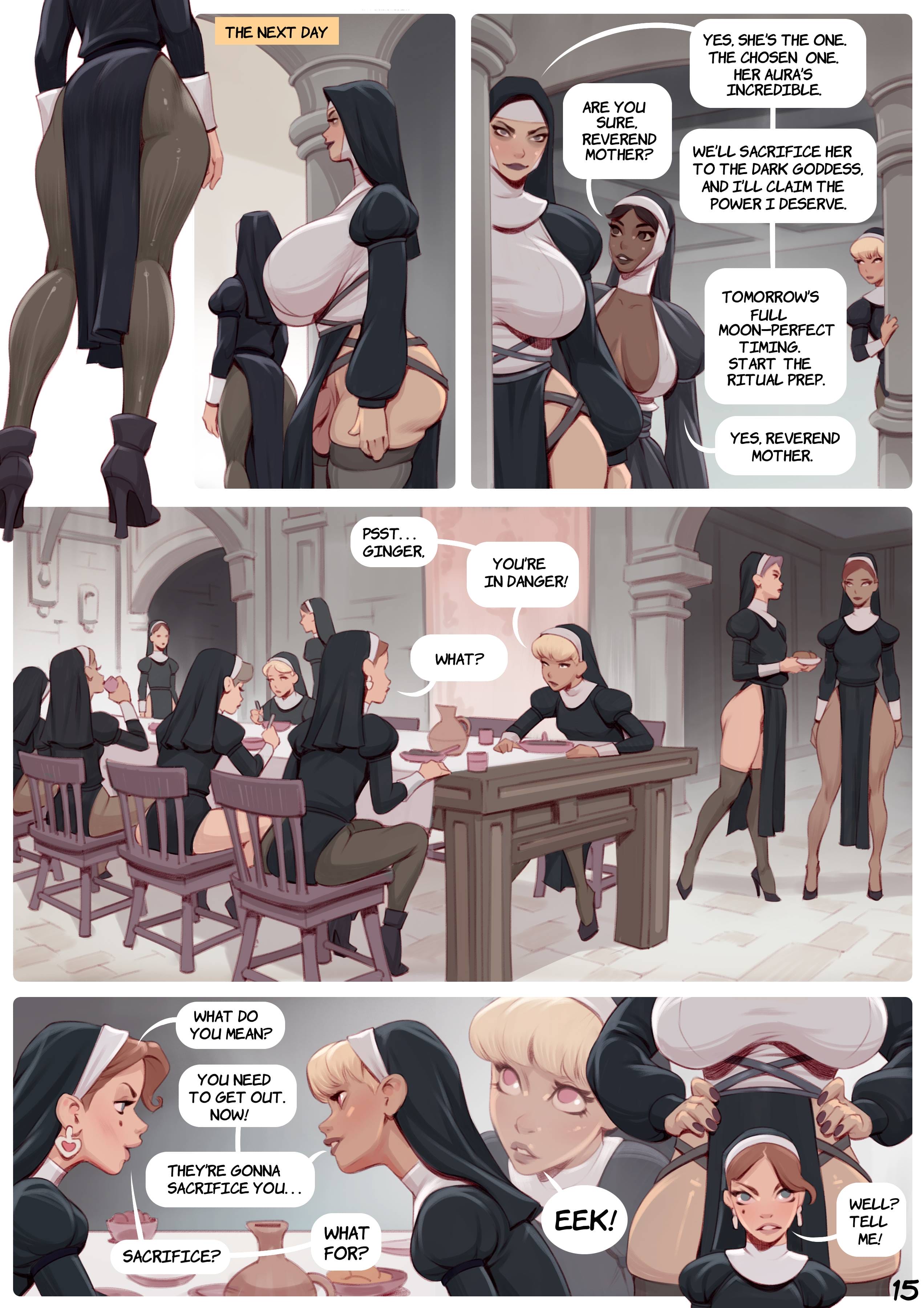 Nun On The Run [Rino99] Futa - Chapter 1 - Page 15