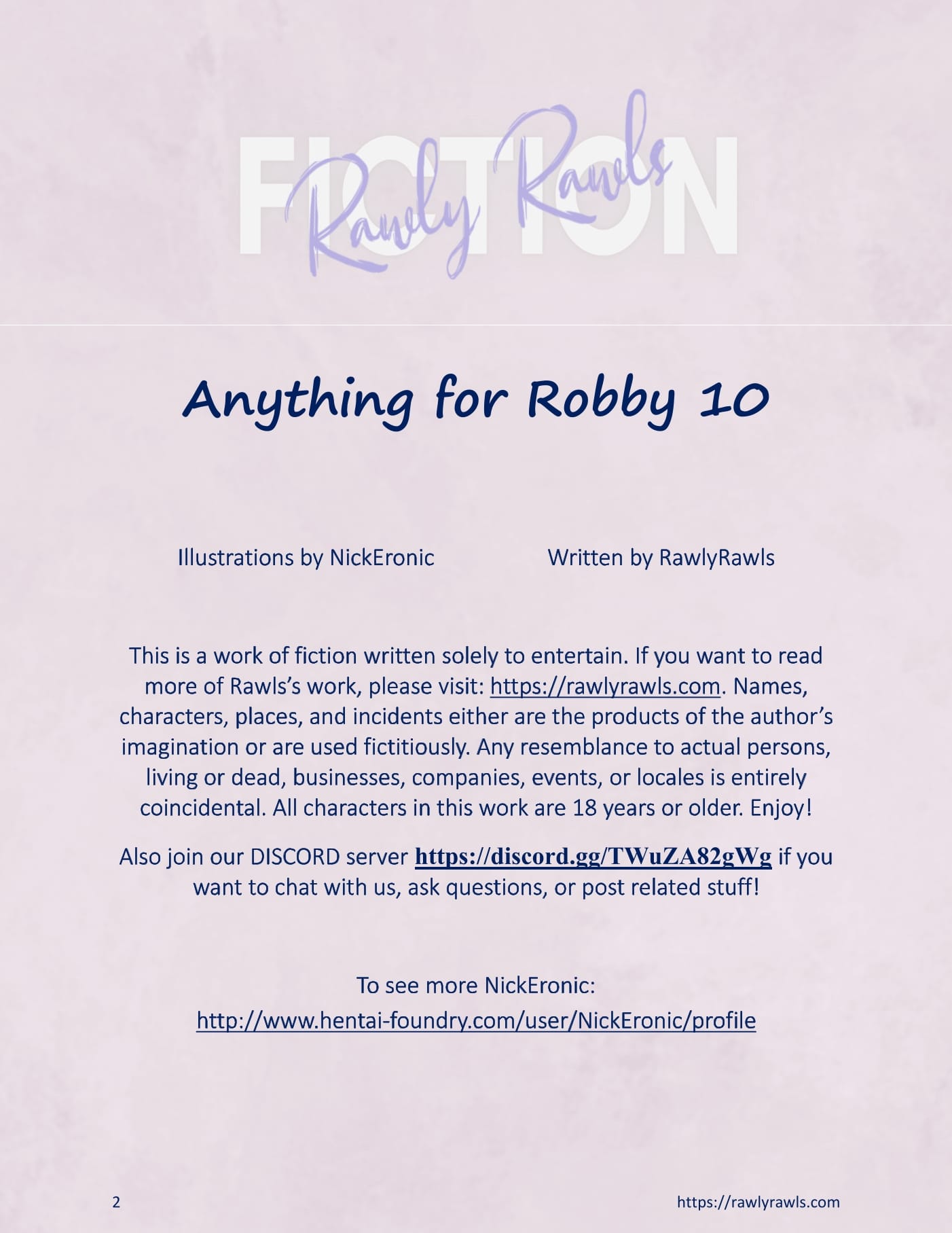 Anything For Robby [Nick Eronic , RawlyRawls] Chapter 10 - Page 2