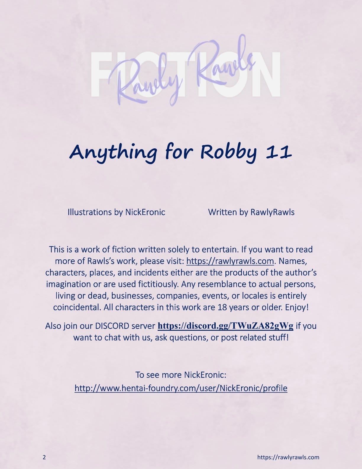 Anything For Robby [Nick Eronic , RawlyRawls] Chapter 11 - Page 2