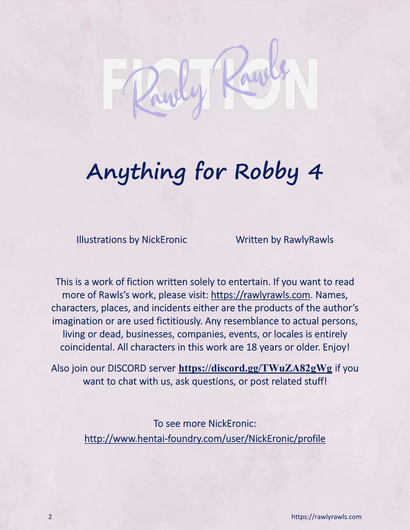 Anything For Robby [Nick Eronic , RawlyRawls] Chapter 4 - Page 2