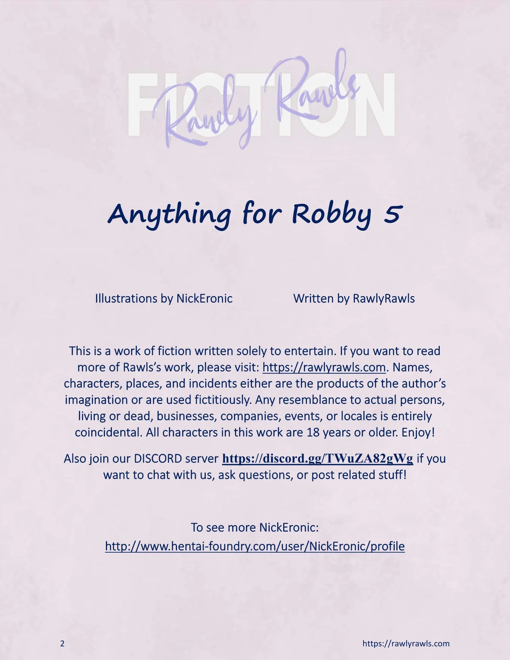 Anything For Robby [Nick Eronic , RawlyRawls] Chapter 5 - Page 2