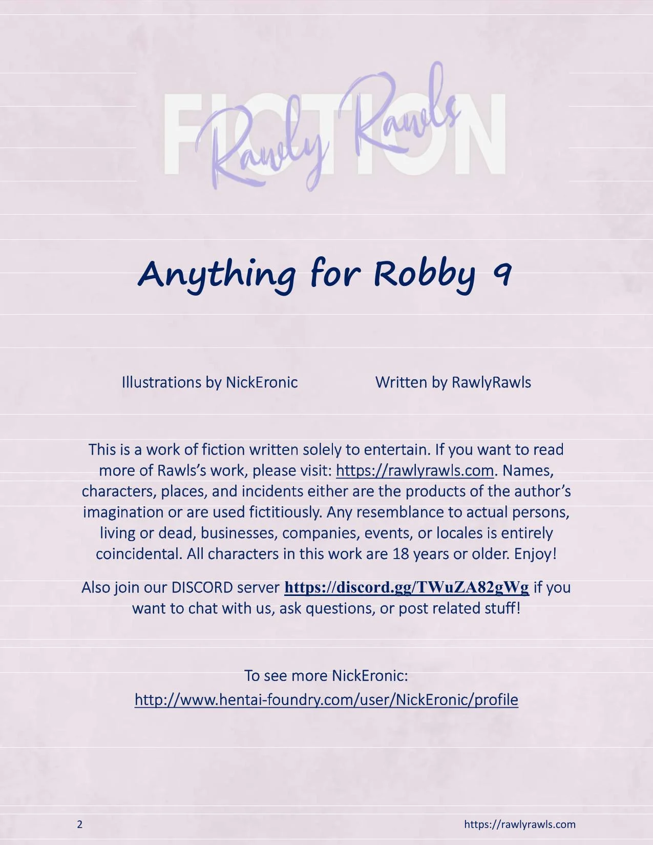Anything For Robby [Nick Eronic , RawlyRawls] Chapter 9 - Page 2