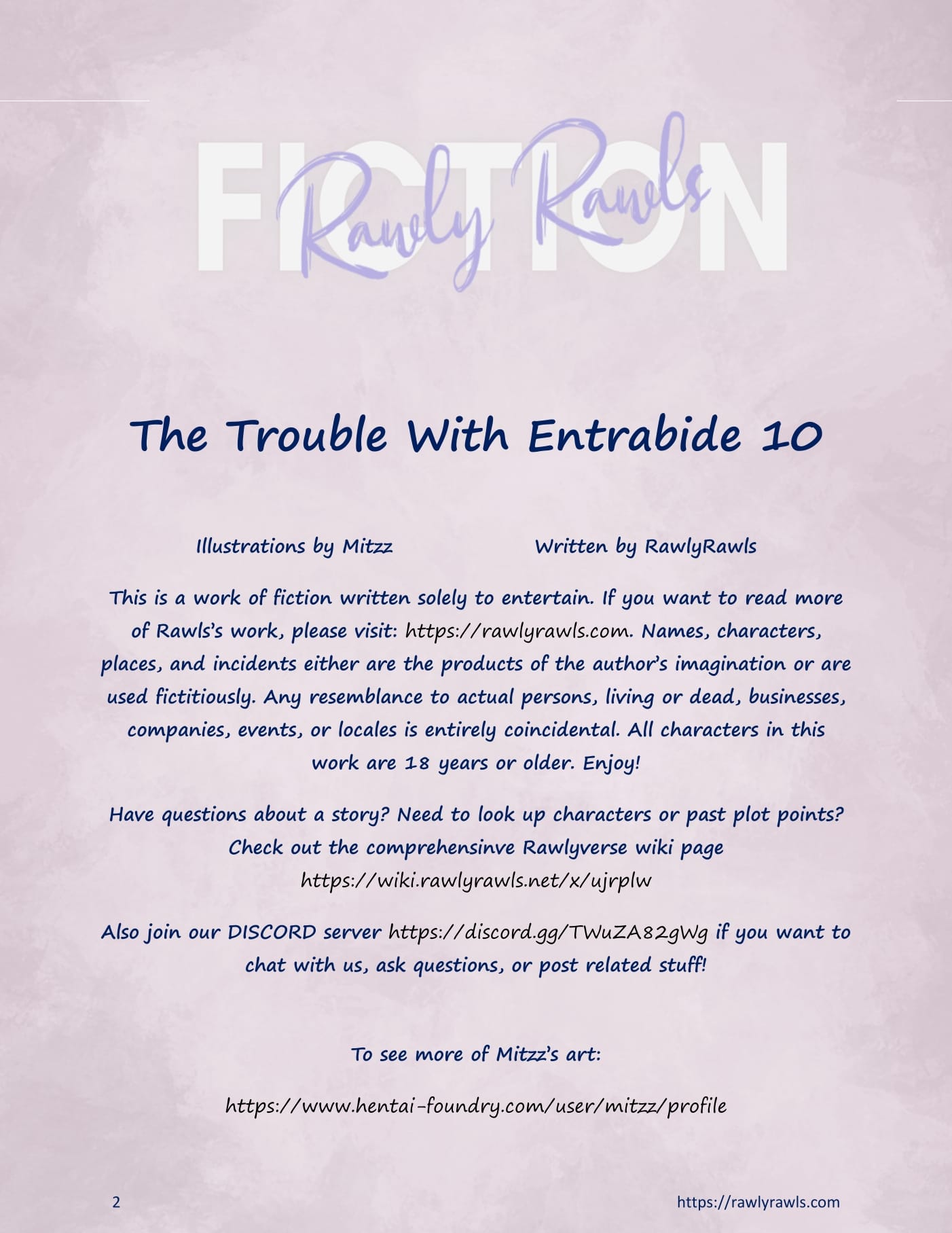 The Trouble With Entrabide [Mitzz , RawlyRawls] Chapter 10 - Page 2