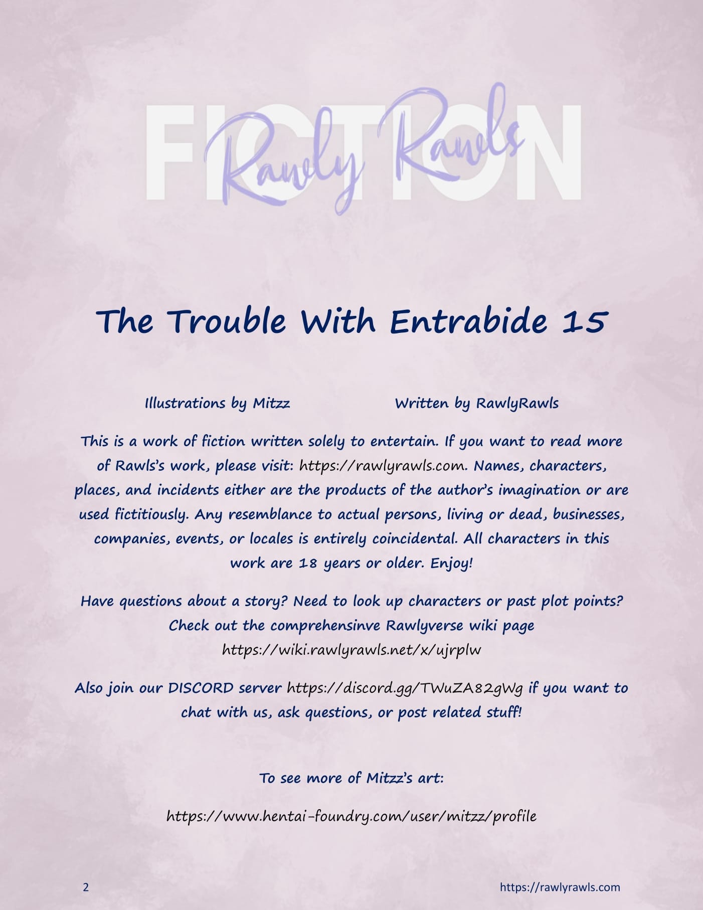 The Trouble With Entrabide [Mitzz , RawlyRawls] Chapter 15 - Page 2