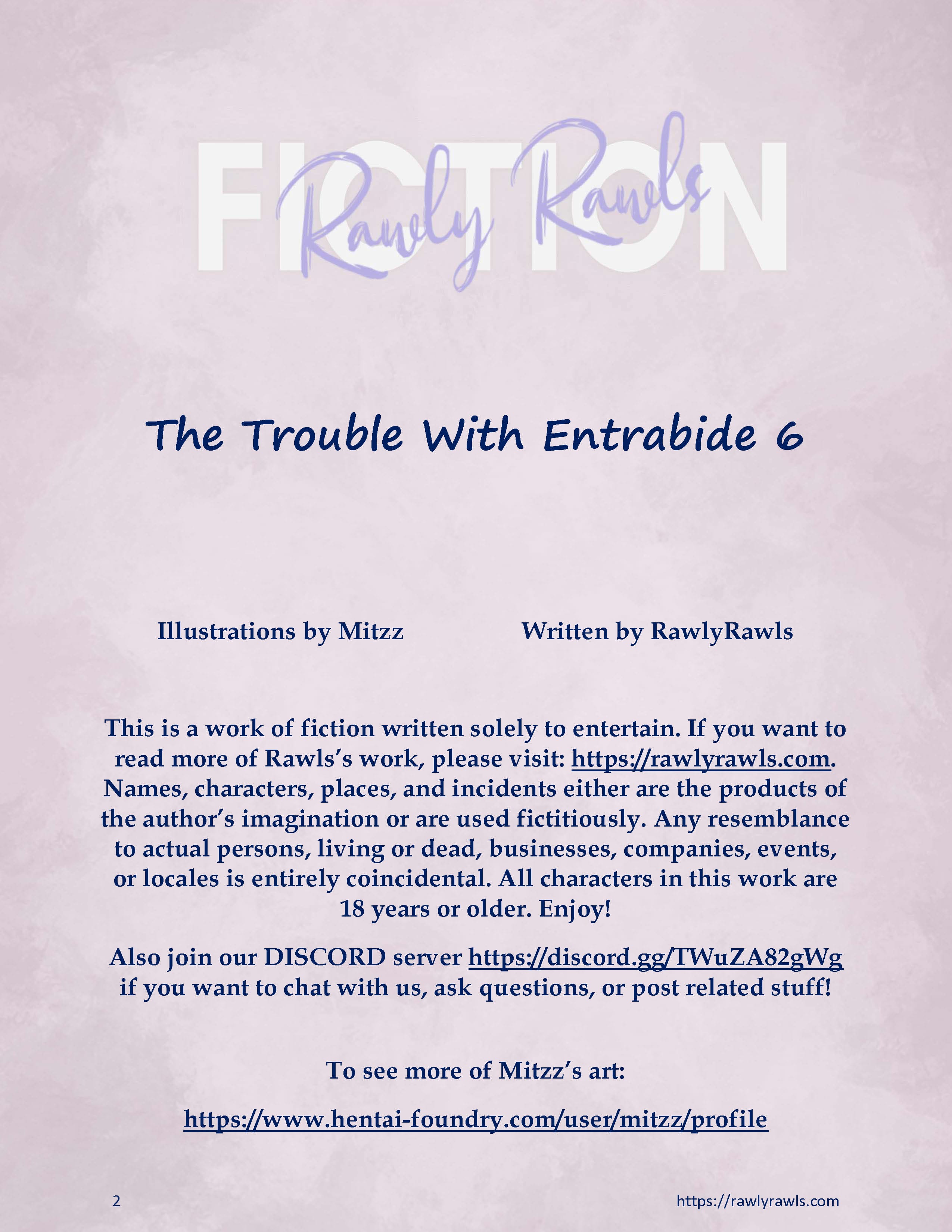 The Trouble With Entrabide [Mitzz , RawlyRawls] Chapter 6 - Page 2