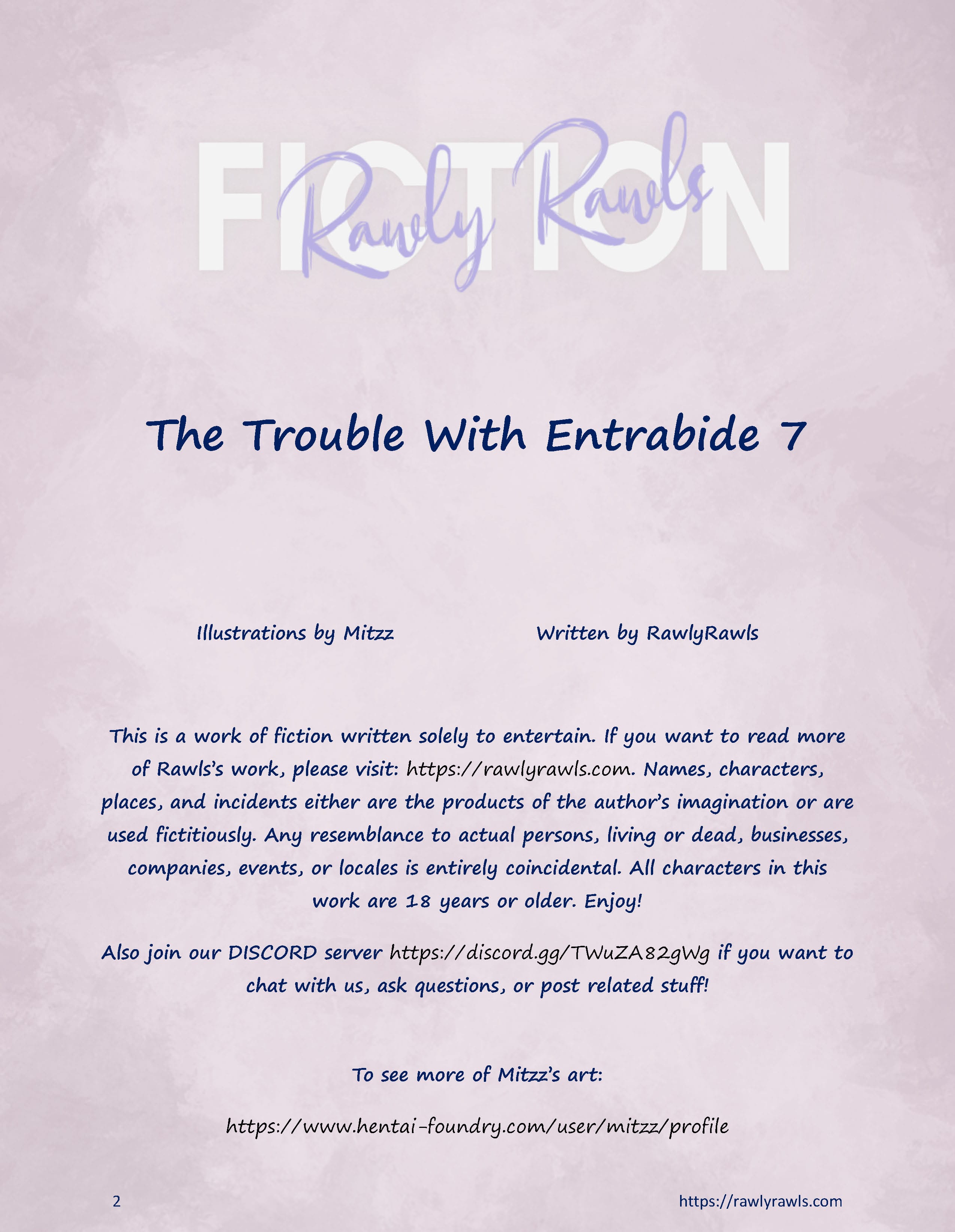 The Trouble With Entrabide [Mitzz , RawlyRawls] Chapter 7 - Page 2