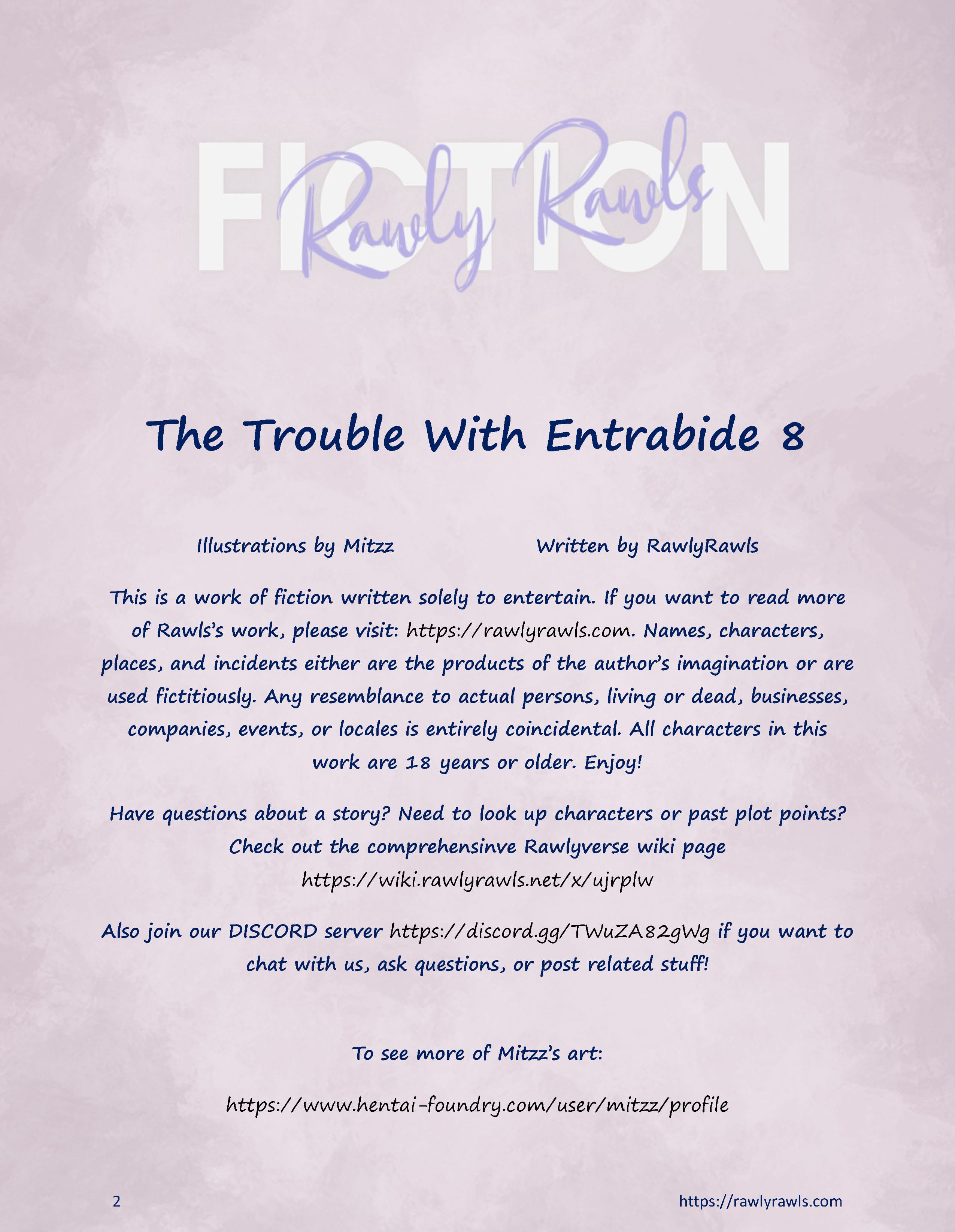 The Trouble With Entrabide [Mitzz , RawlyRawls] Chapter 8 - Page 2