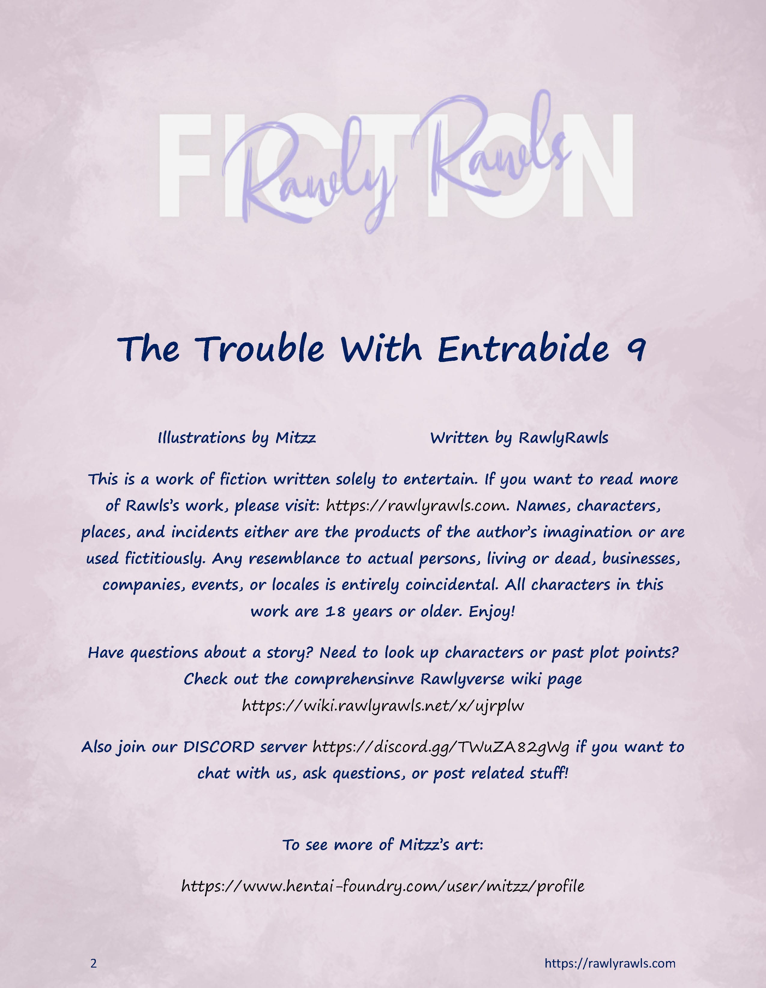 The Trouble With Entrabide [Mitzz , RawlyRawls] Chapter 9 - Page 2