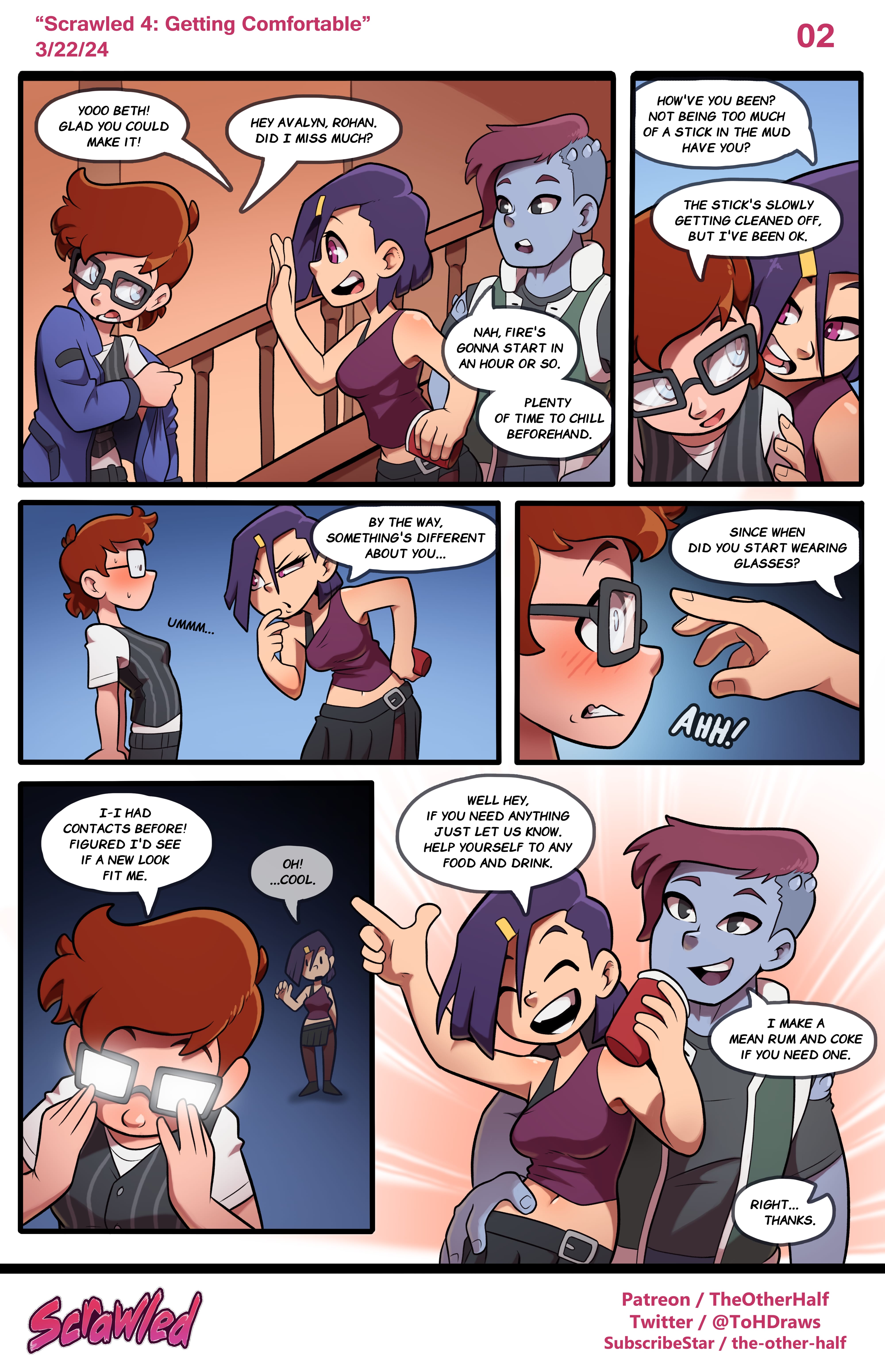 Scrawled [TheOtherHalf] Chapter 4 - Page 2