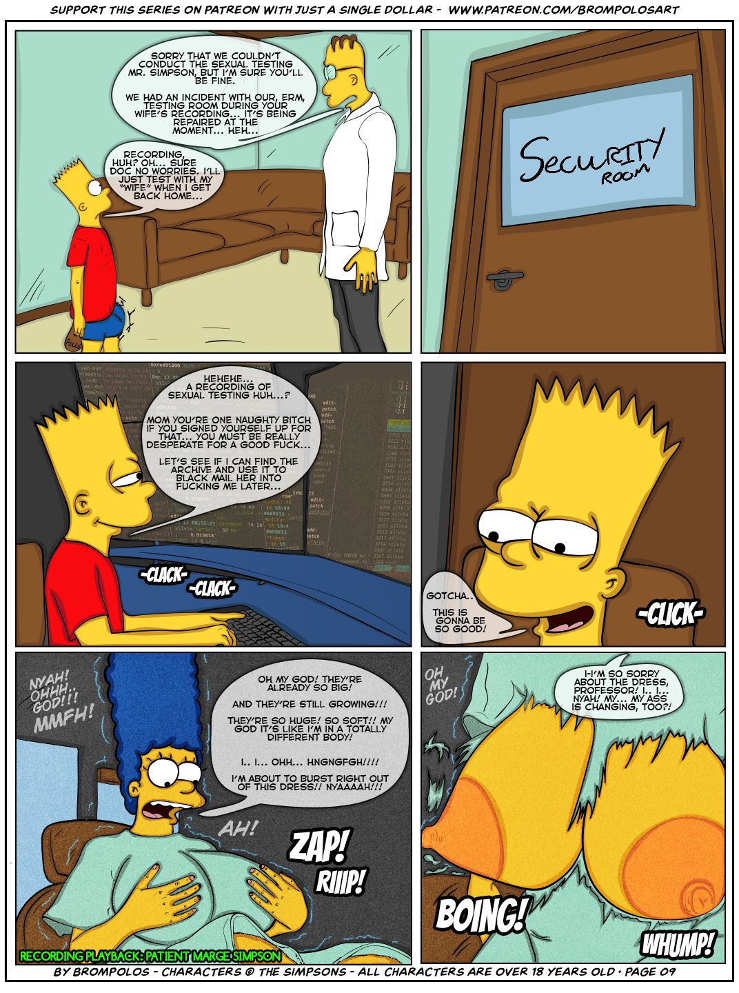 The Sexensteins (The Simpsons) [Brompolos] Chapter 0 - Page 12