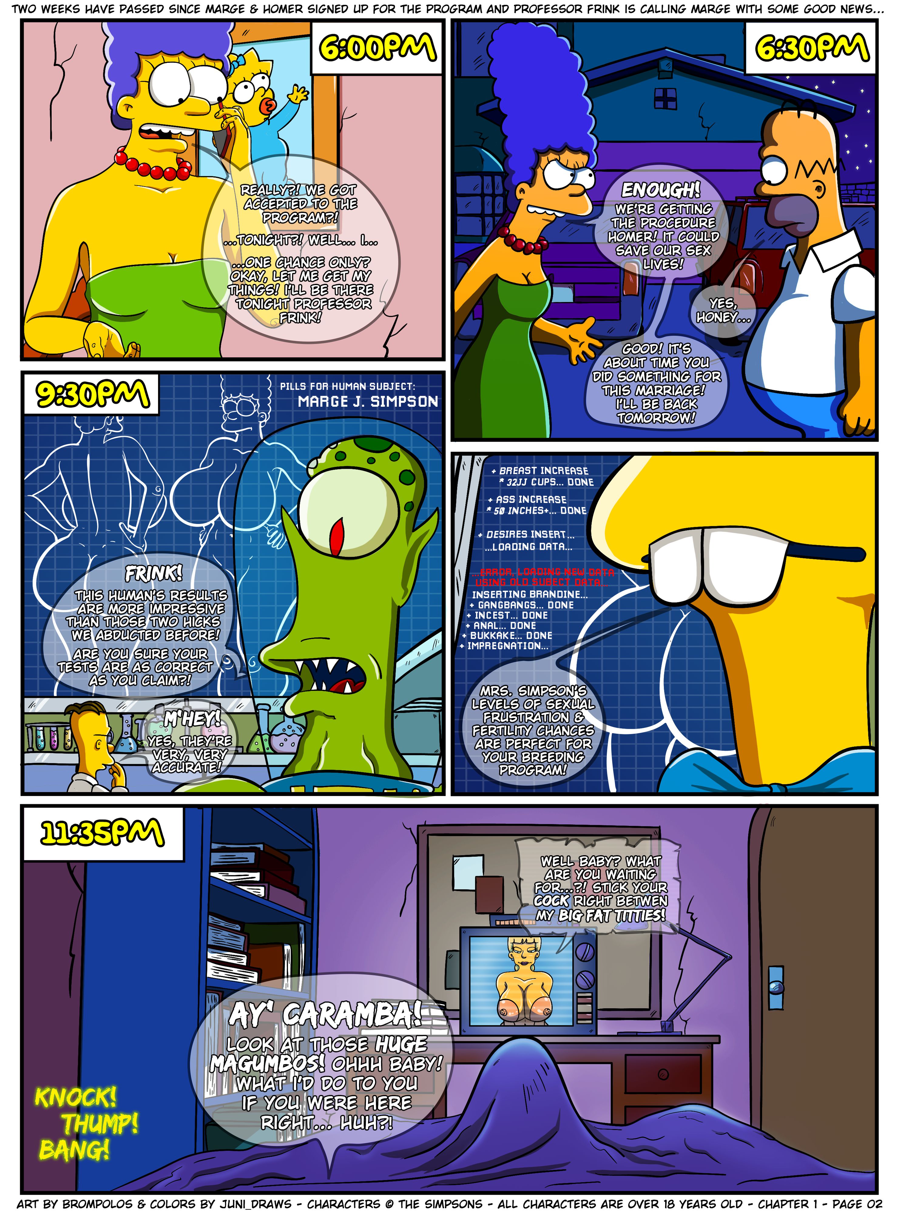 The Sexensteins (The Simpsons) [Brompolos] Chapter 1 - Page 3