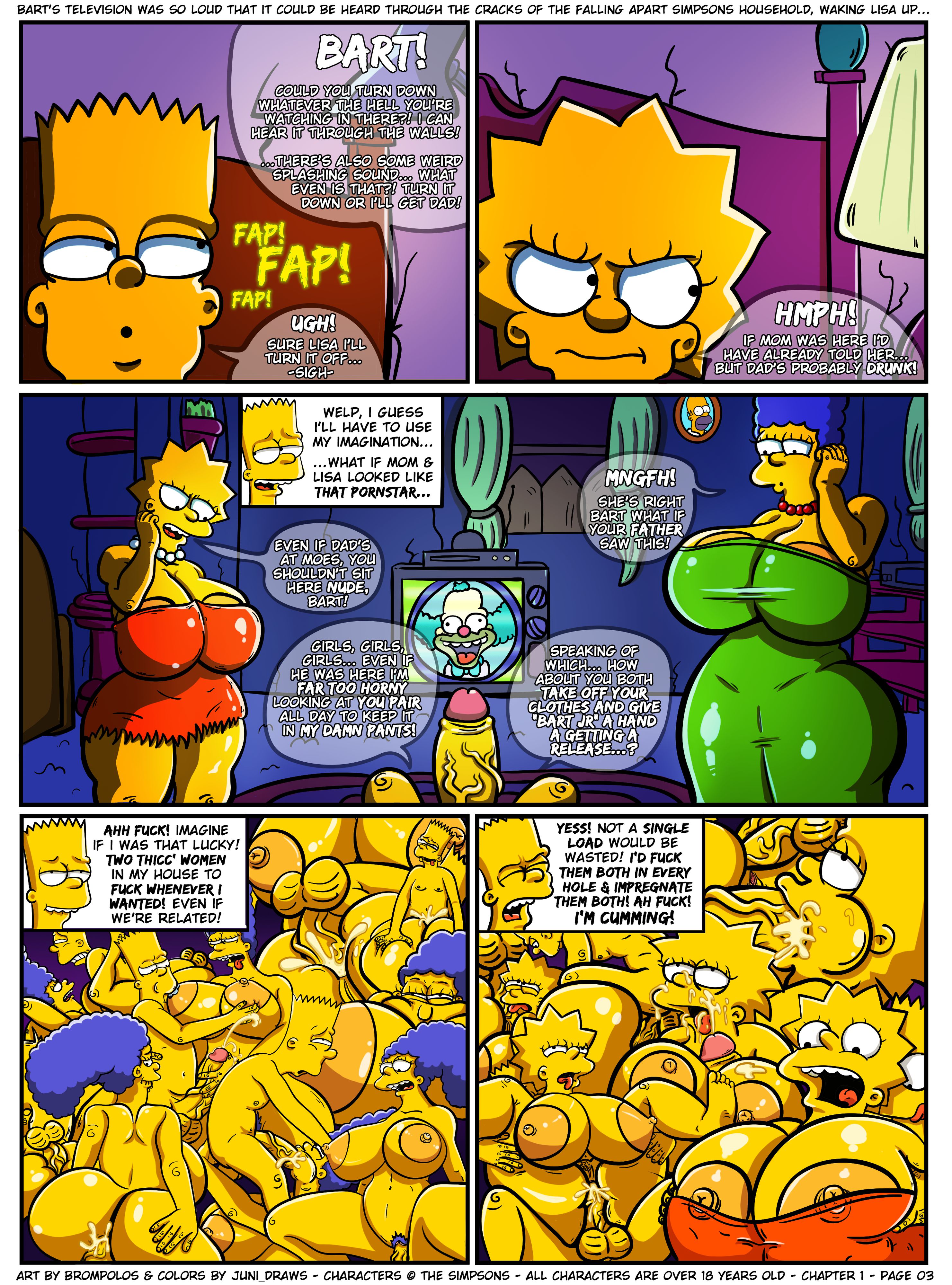 The Sexensteins (The Simpsons) [Brompolos] Chapter 1 - Page 4