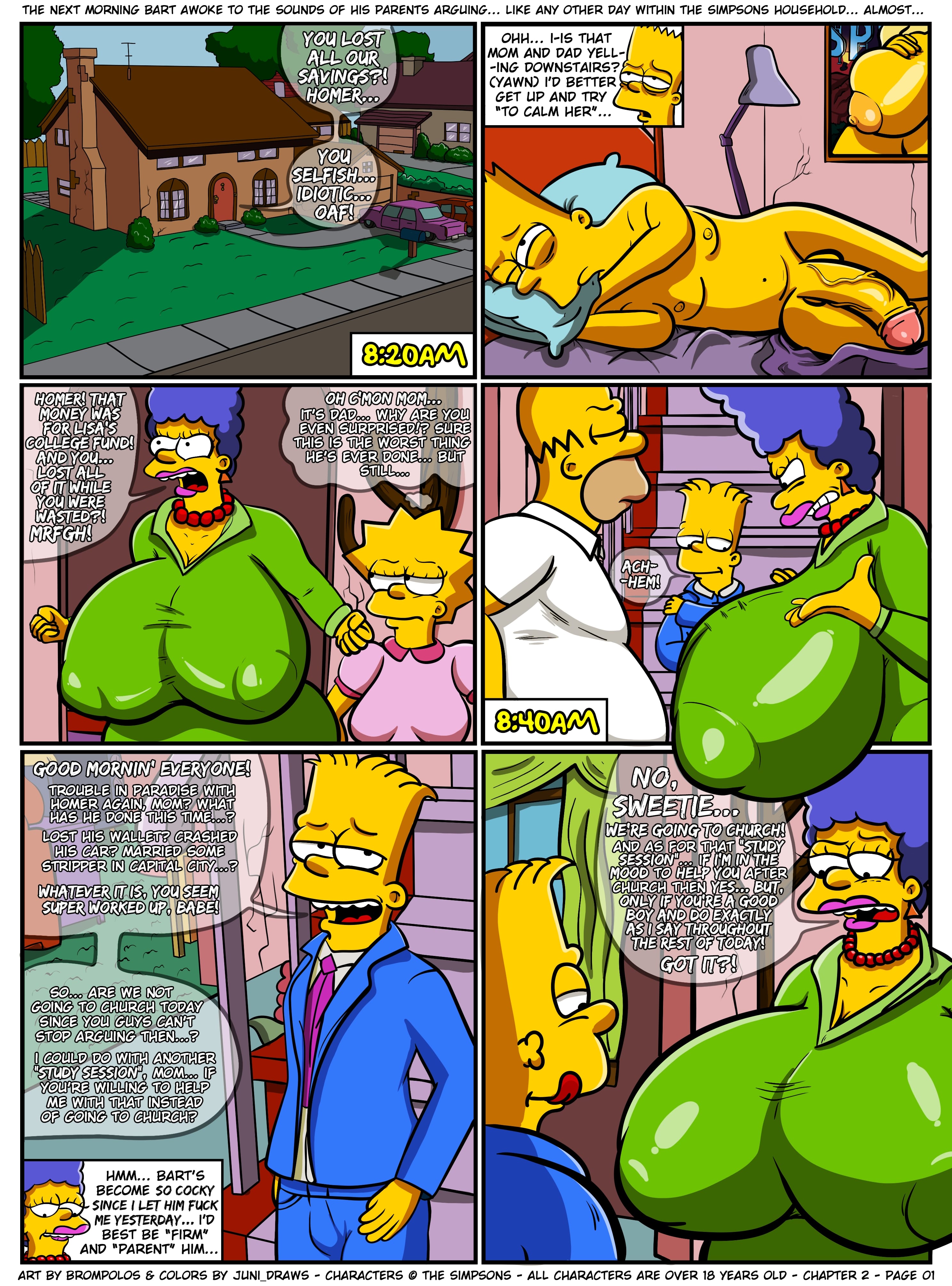 The Sexensteins (The Simpsons) [Brompolos] Chapter 2 - Page 3