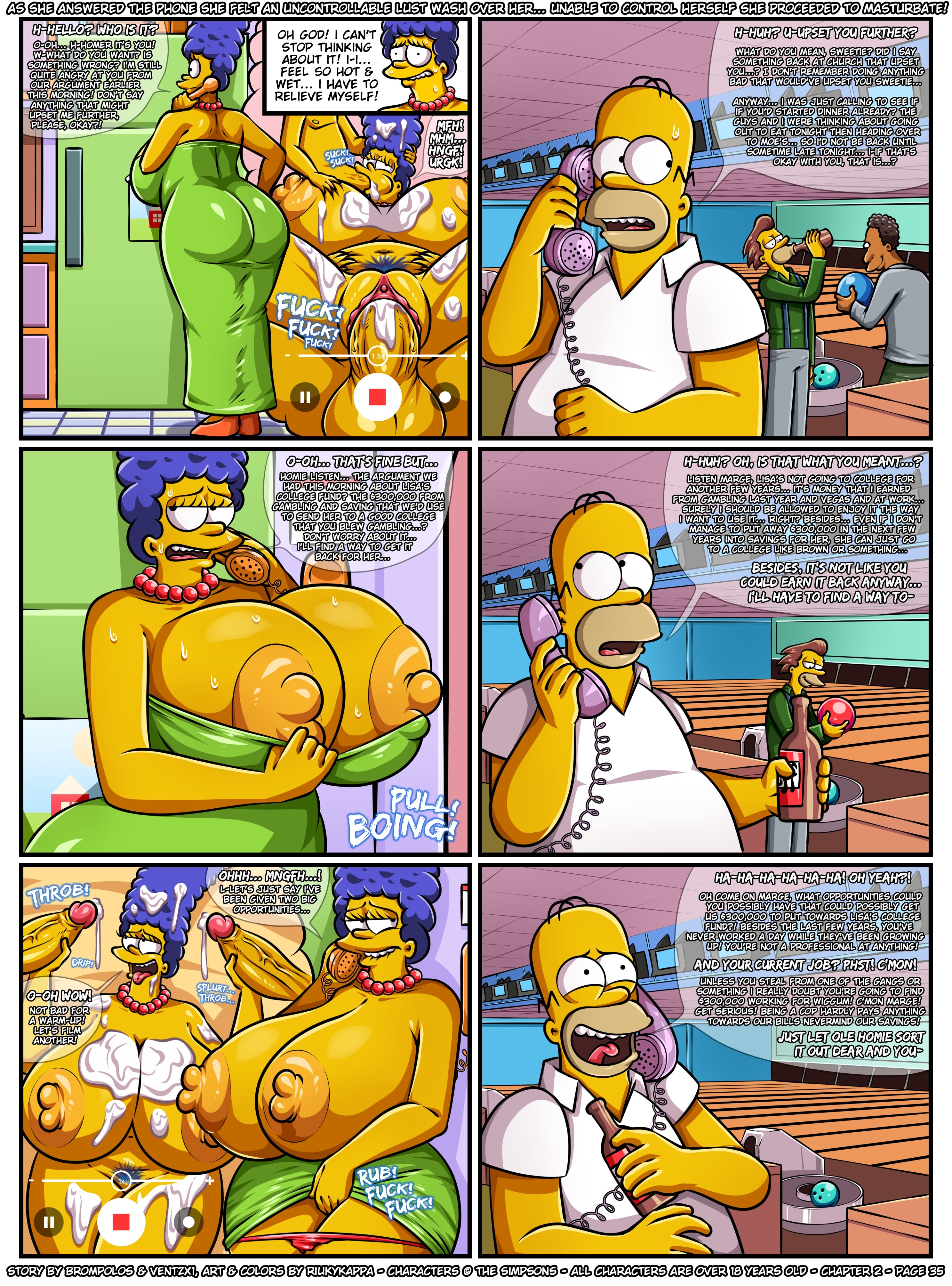The Sexensteins (The Simpsons) [Brompolos] Chapter 2 - Page 37