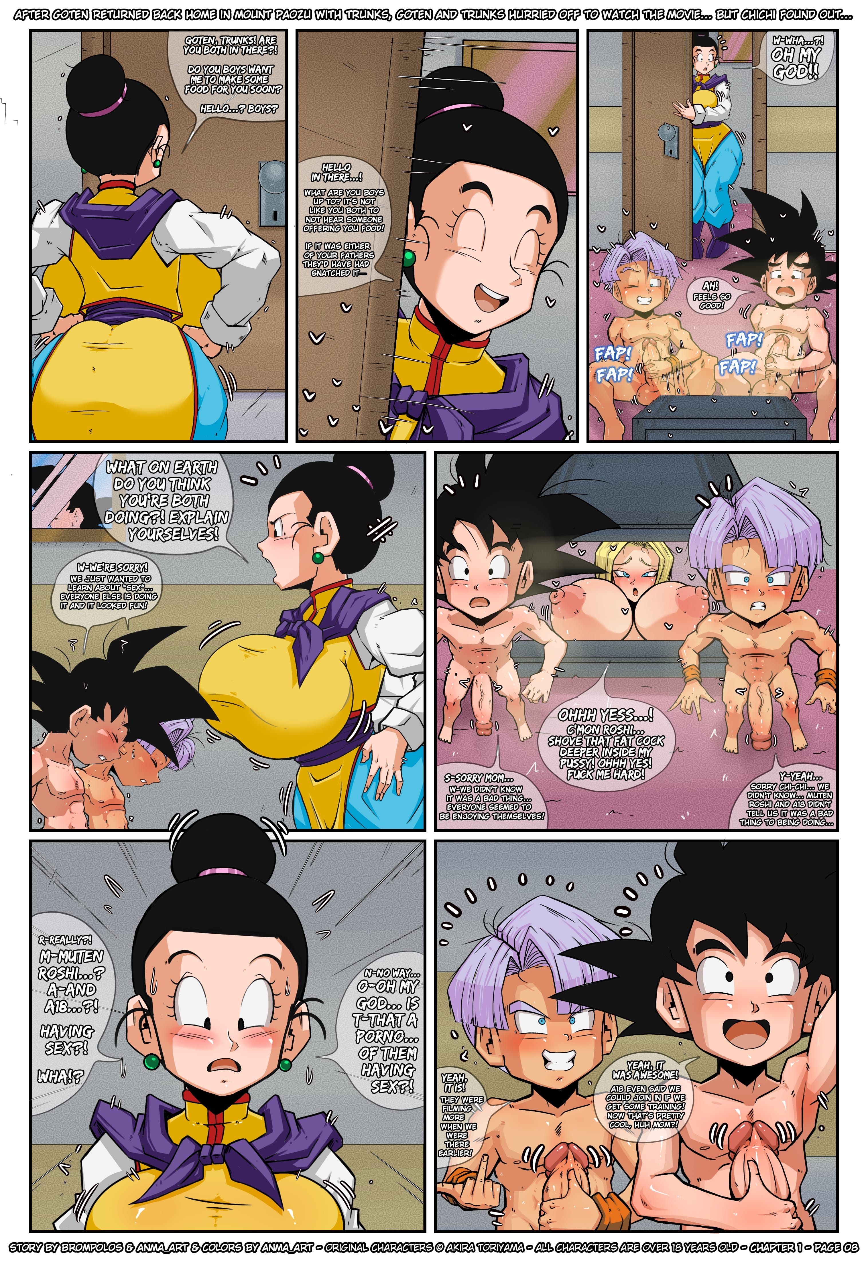 MotherFuckerZ (Dragon Ball) [Brompolos] Chapter 1 - Page 9