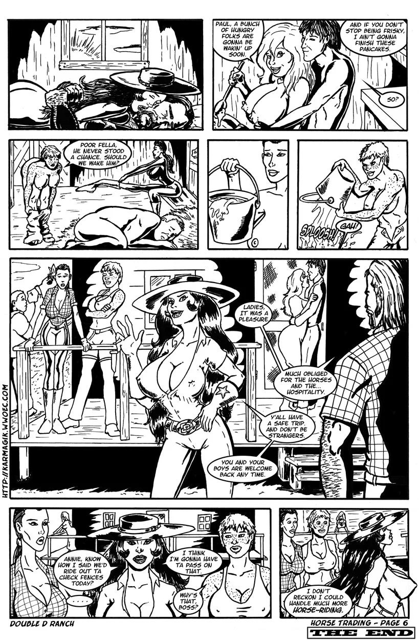 The Cowgirls Of The Double D Ranch [Karmagik] Horse Trading - Page 6