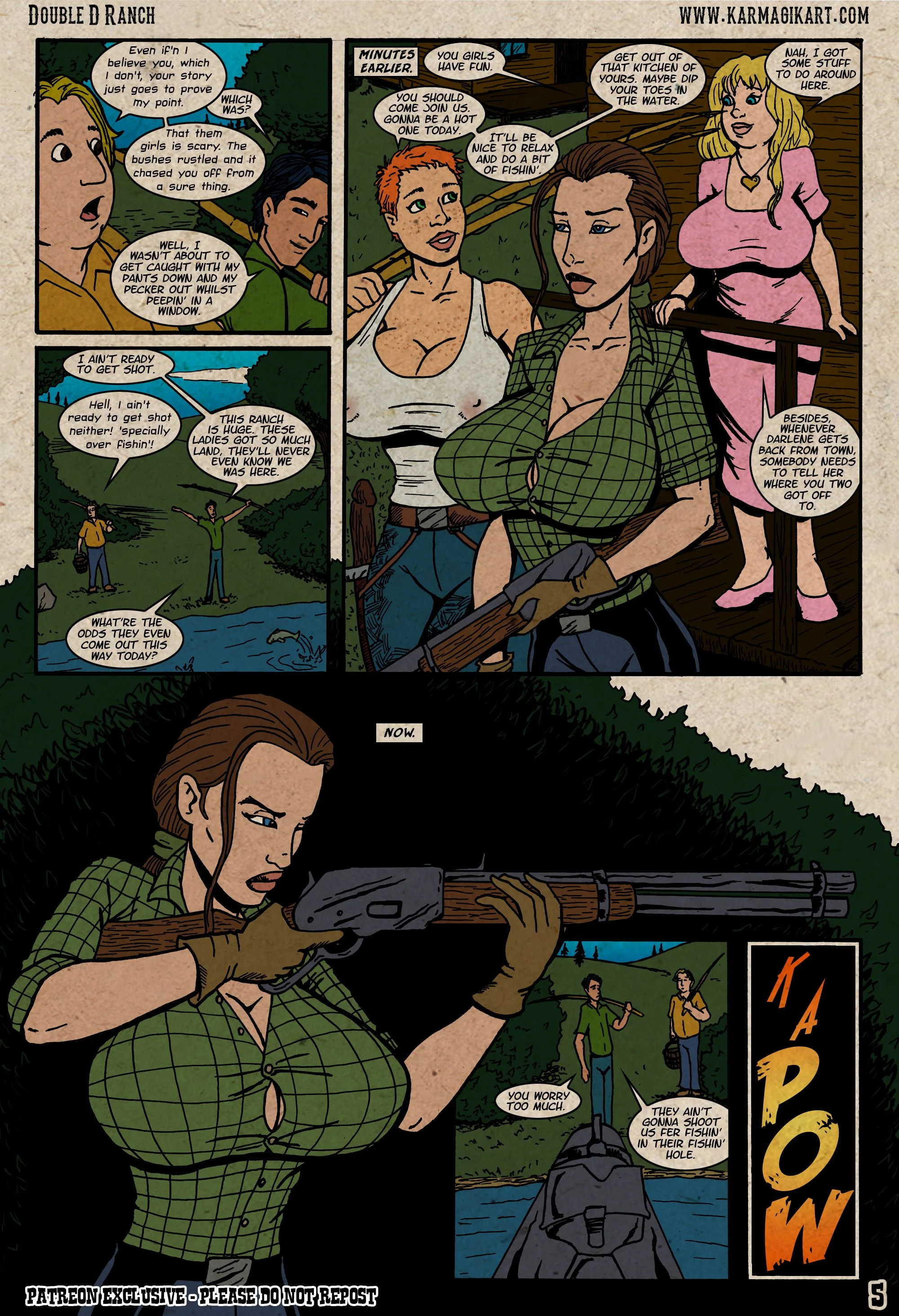 The Cowgirls Of The Double D Ranch [Karmagik] Gone Fishin' - Page 6