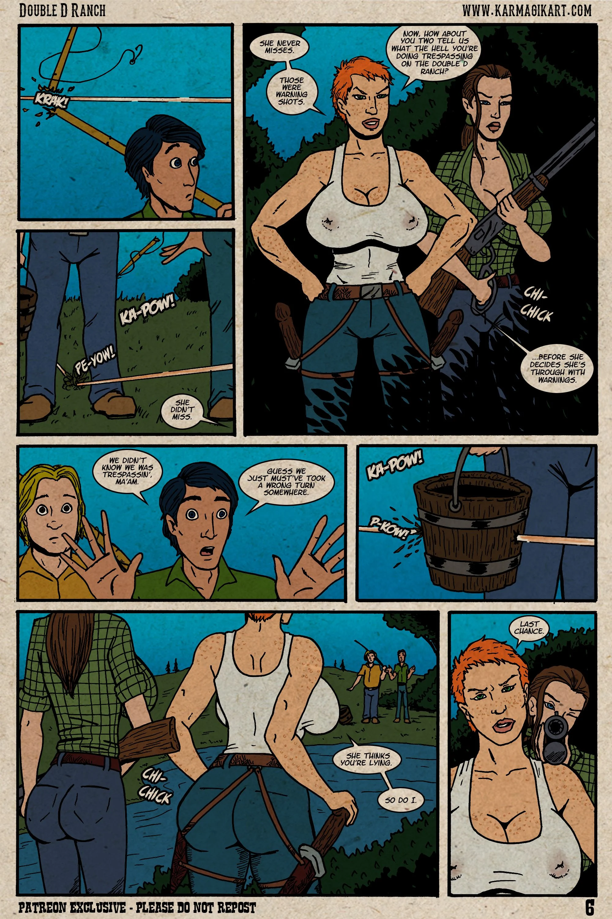 The Cowgirls Of The Double D Ranch [Karmagik] Gone Fishin' - Page 7