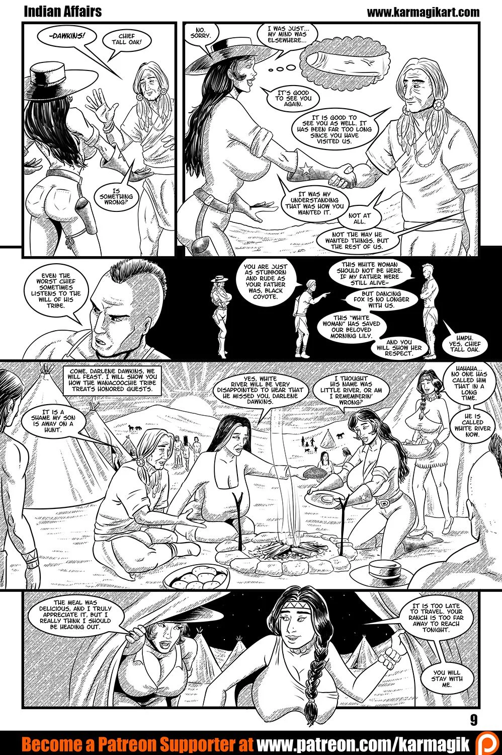 The Cowgirls Of The Double D Ranch [Karmagik] Indian Affairs - Page 11