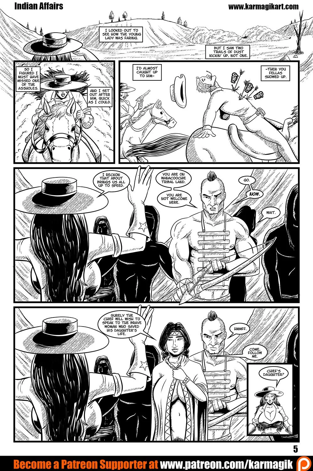 The Cowgirls Of The Double D Ranch [Karmagik] Indian Affairs - Page 7