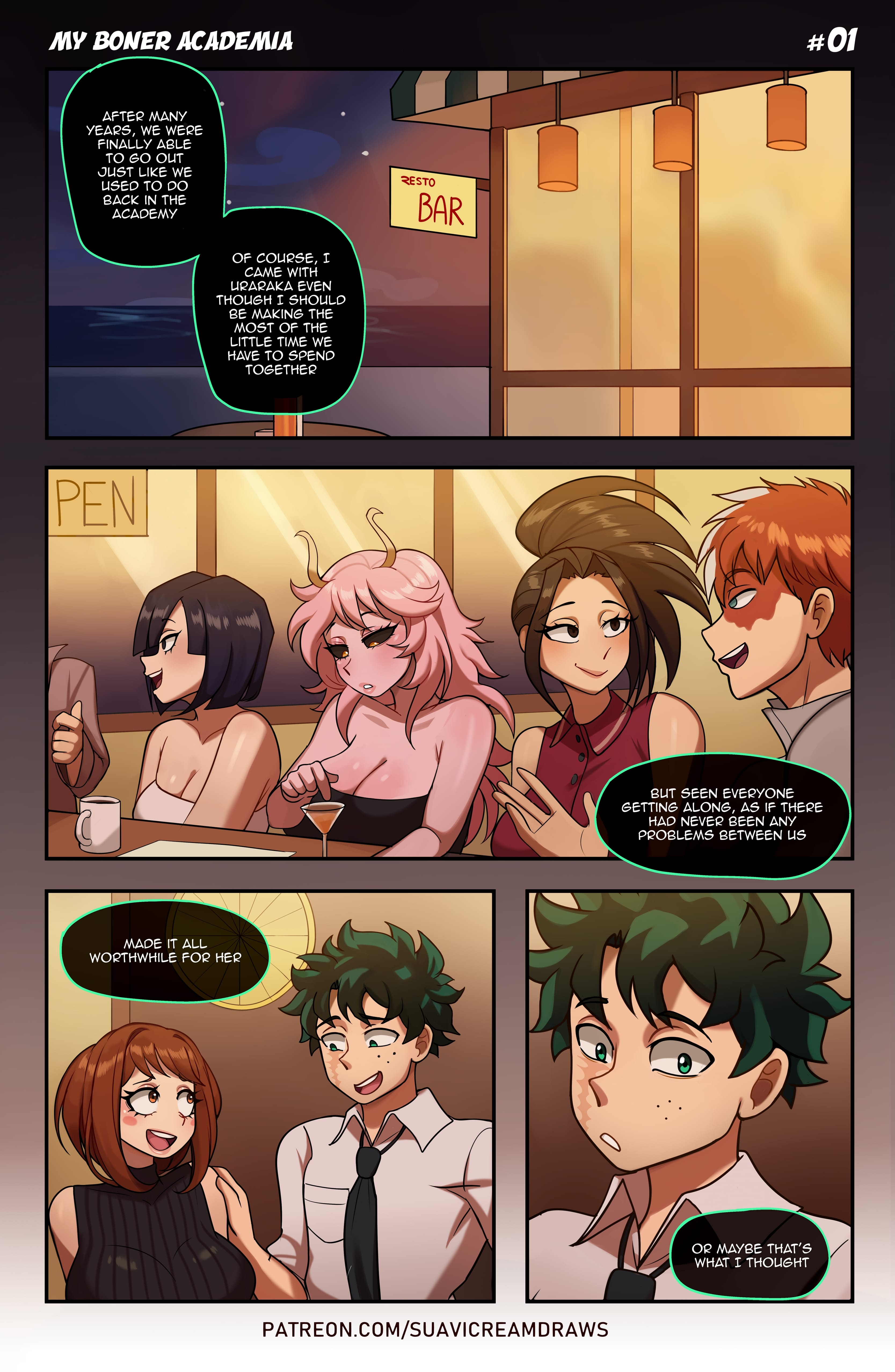 My Boner Academia (My Hero Academia) [Suavi-Cream] Chapter 1 - Page 2