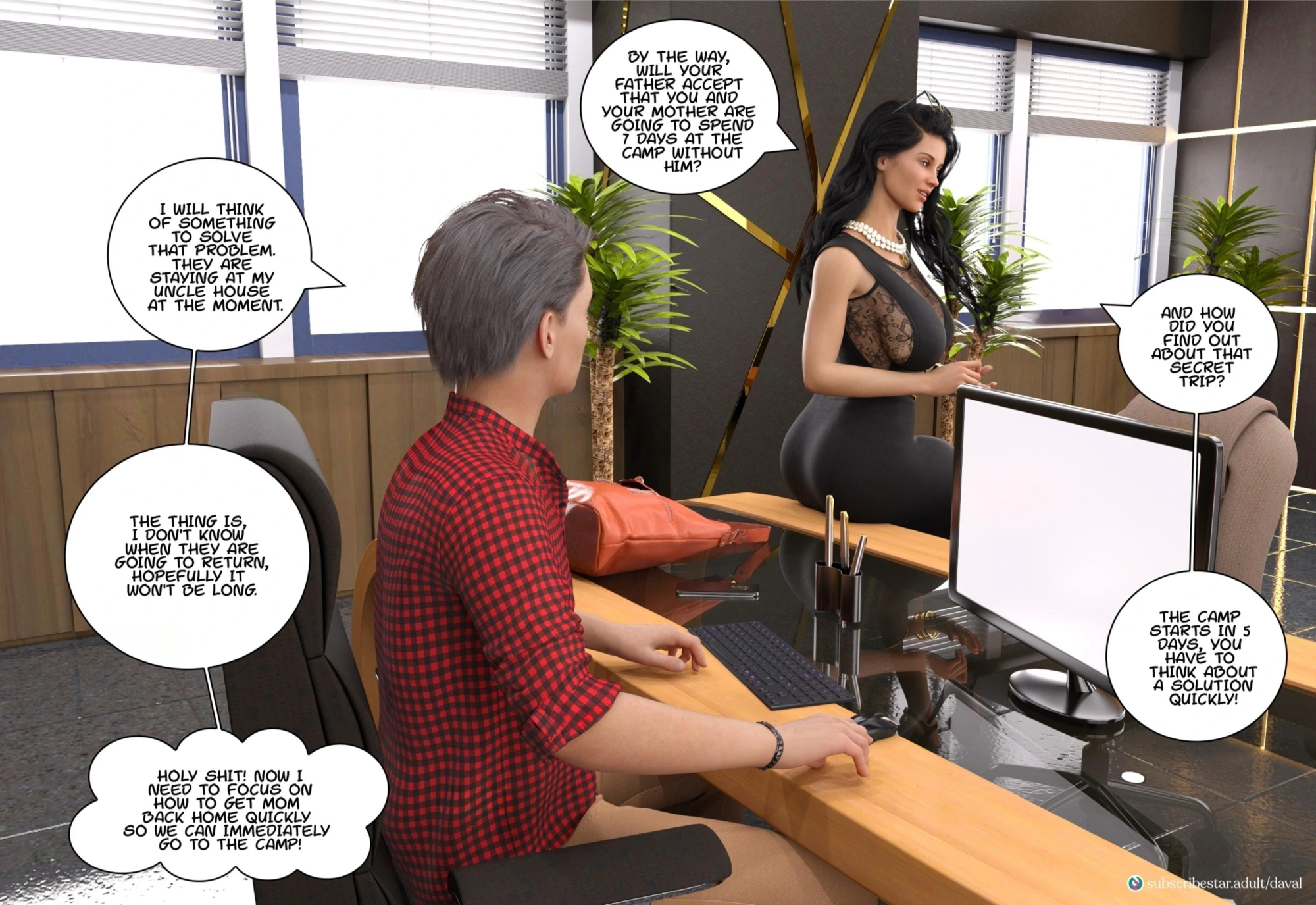 Immoral Desires [Daval3D] Chapter 14 - Page 40