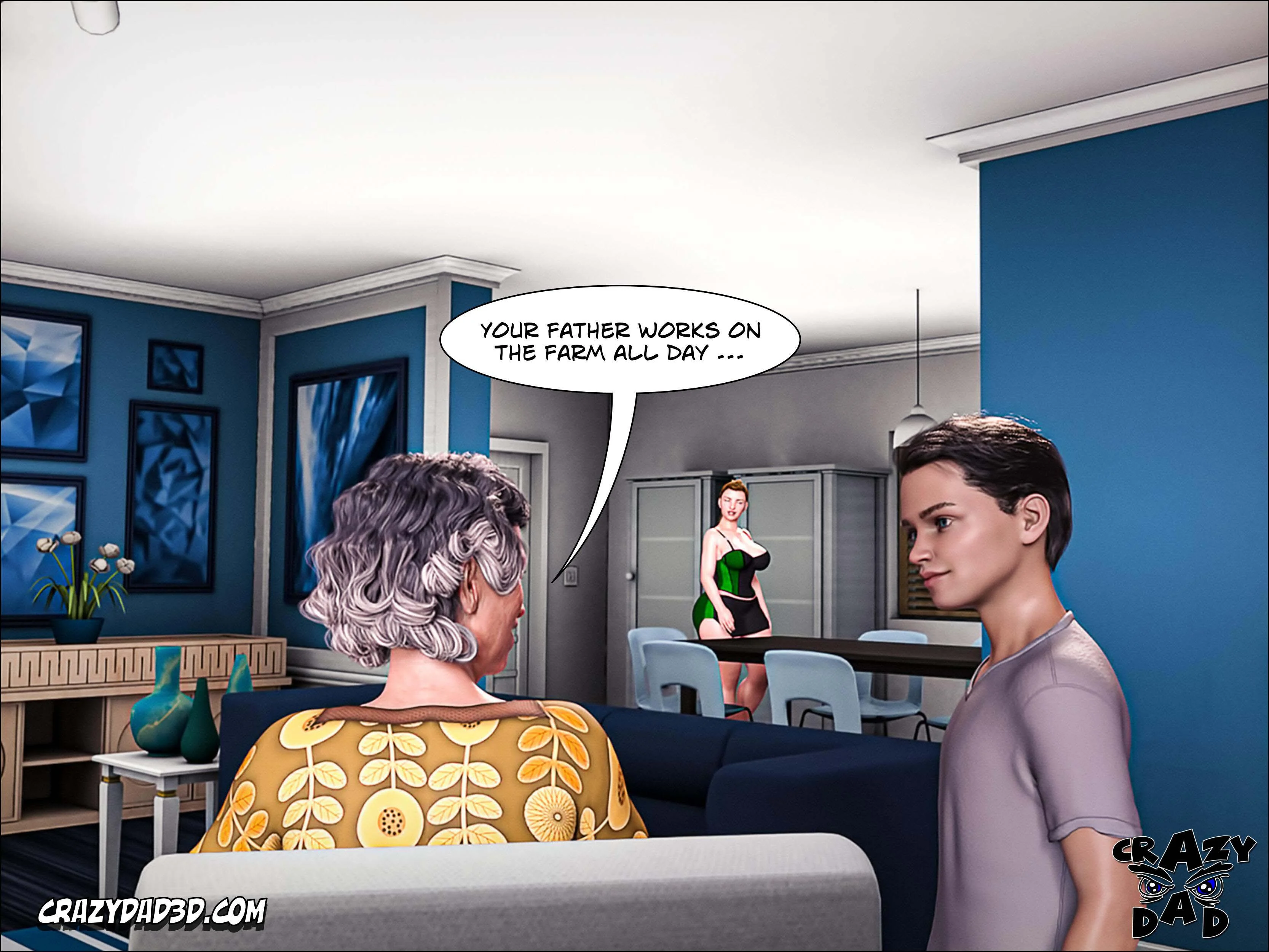 Father-In-Law At Home [CrazyDad3D] Chapter 18 - Page 50