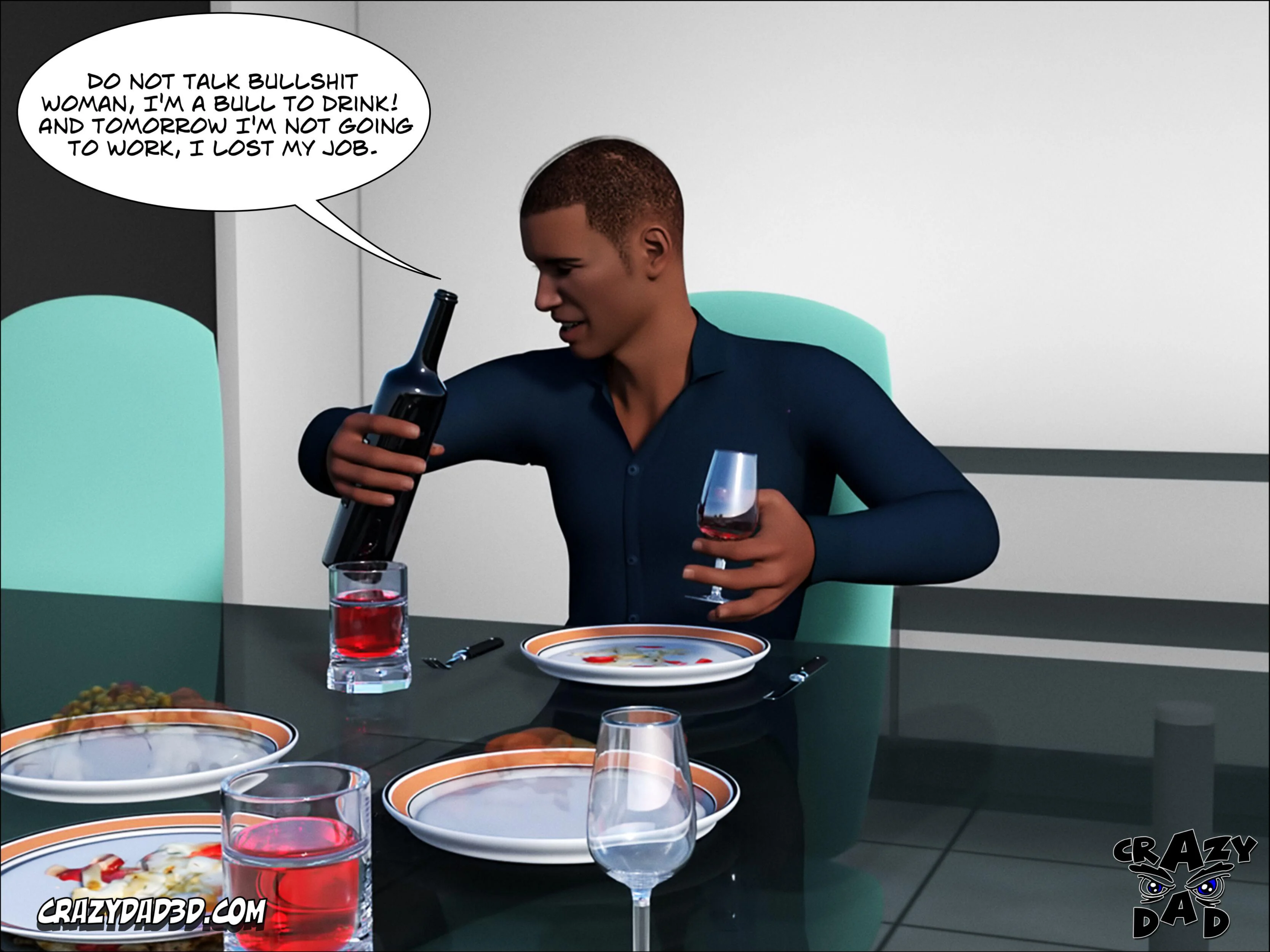 Father-In-Law At Home [CrazyDad3D] Chapter 3 - Page 58