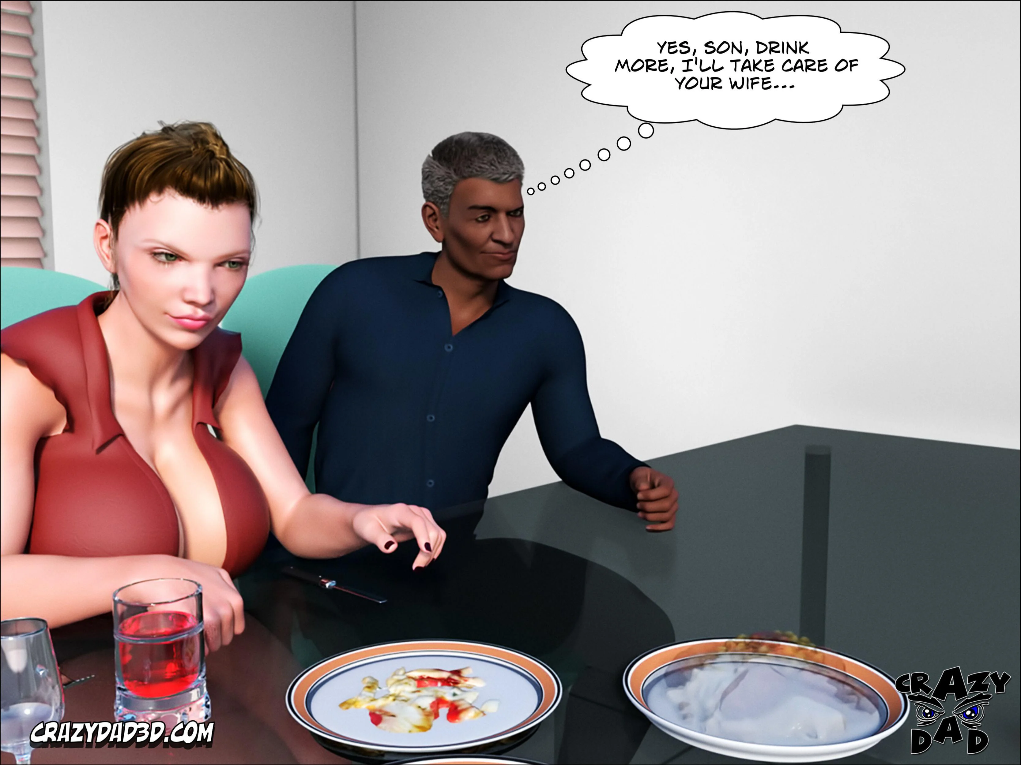 Father-In-Law At Home [CrazyDad3D] Chapter 3 - Page 60