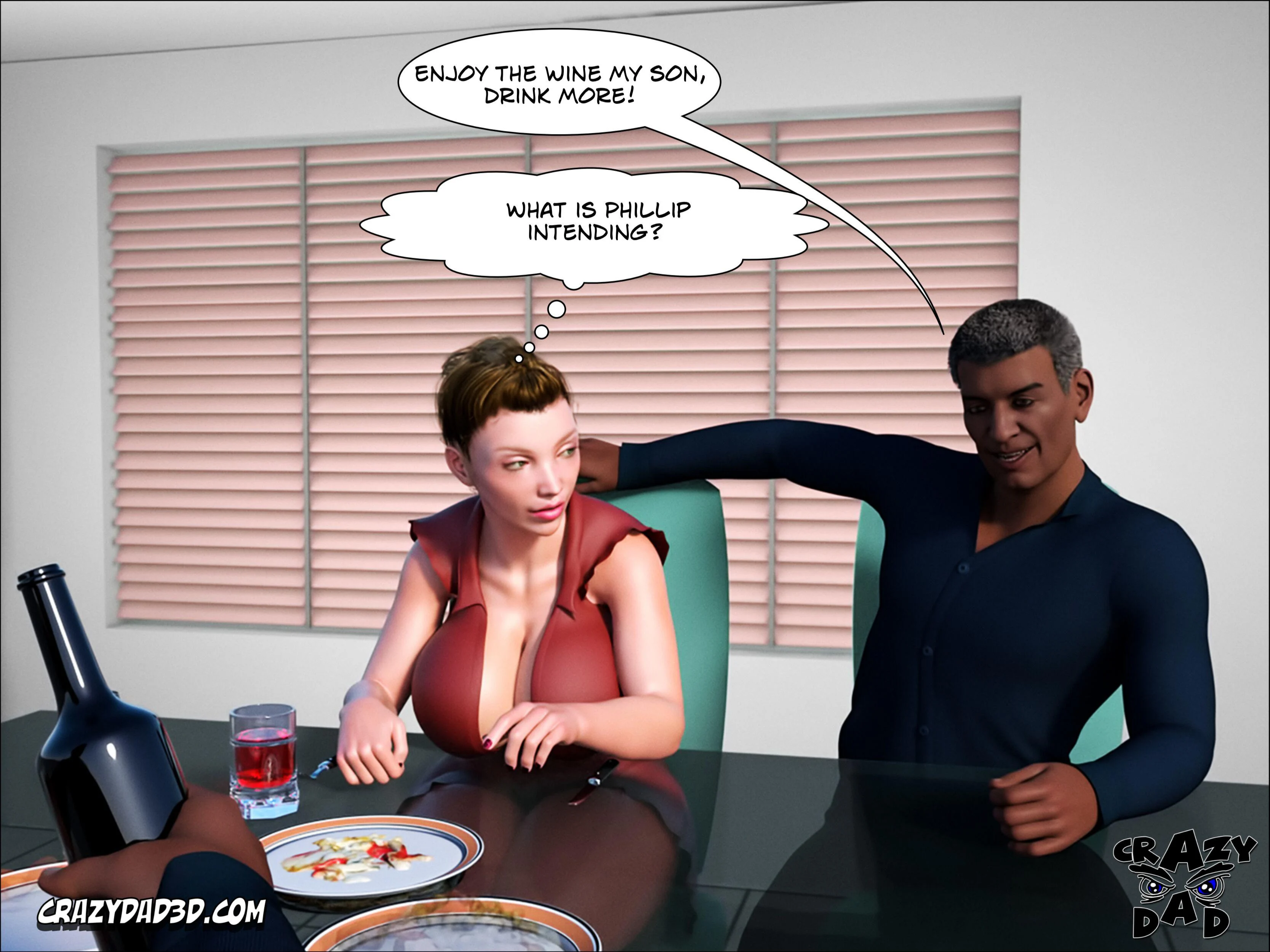 Father-In-Law At Home [CrazyDad3D] Chapter 3 - Page 61